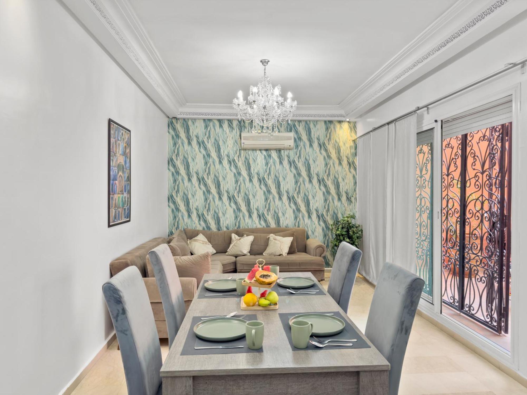Apartment Gueliz Big Family Duplex - Relax Terraces *