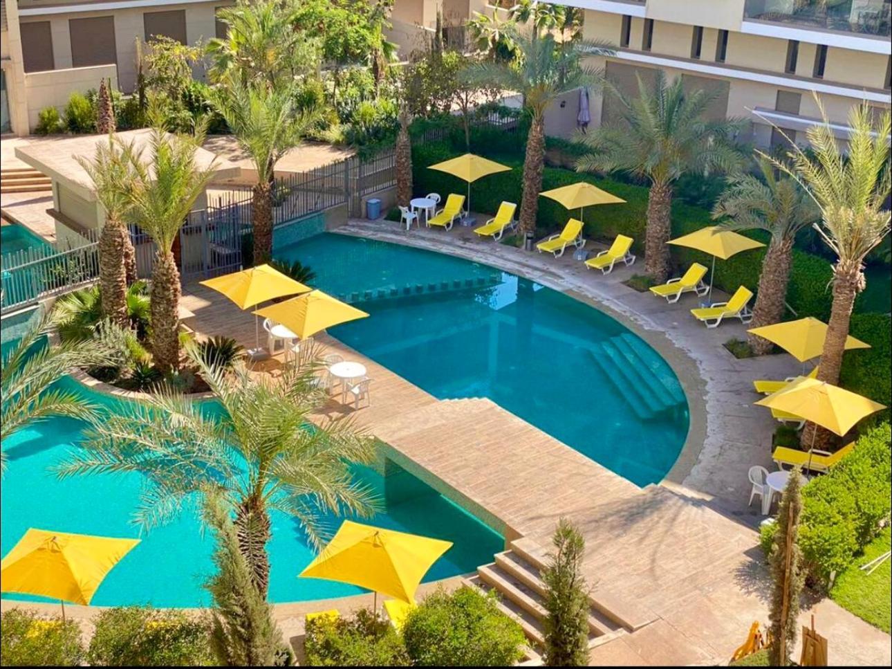 Pearl Garden Cozy Panoramic Charming Sunny Terrace Piscine Apartamento Marraquexe