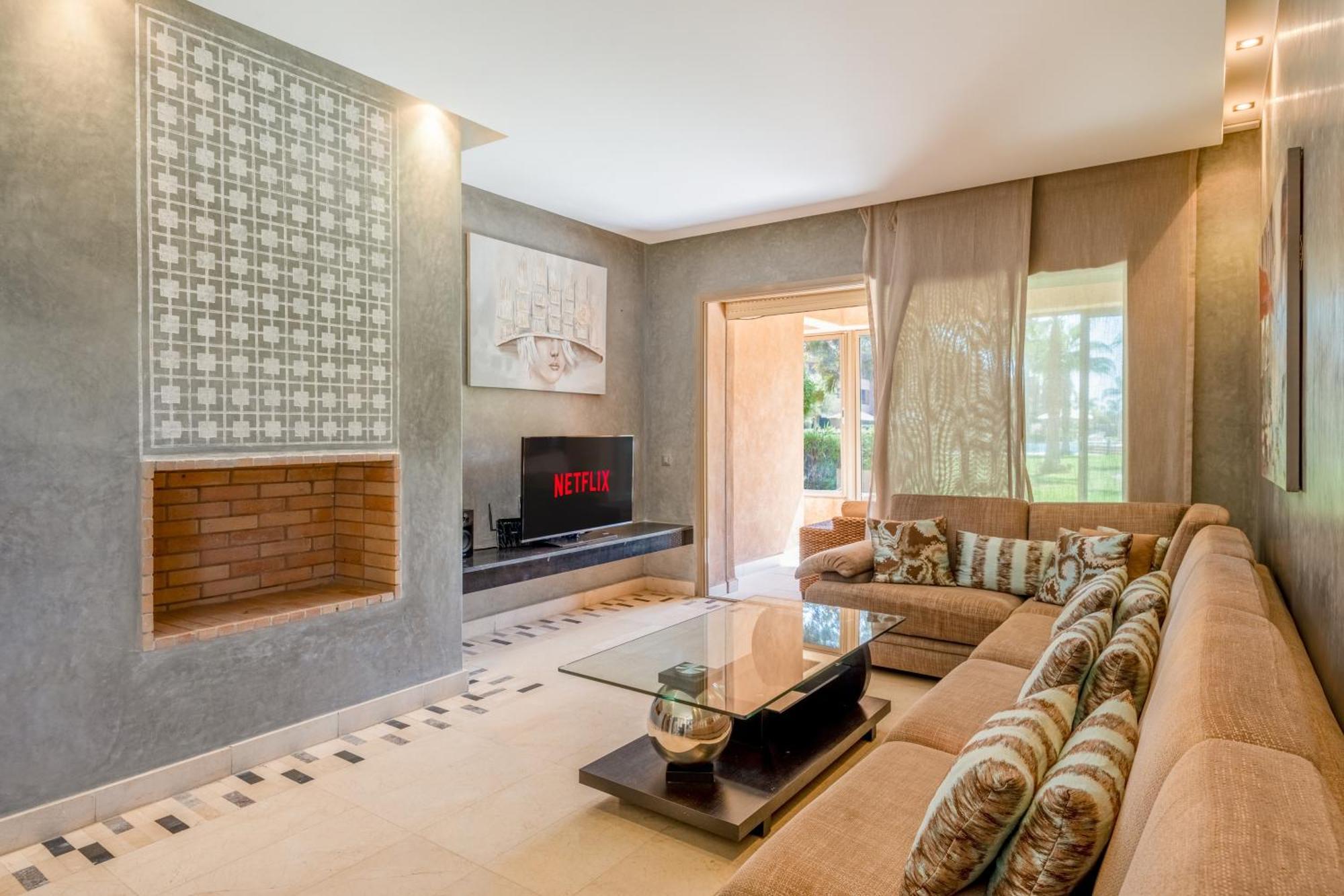 Elegant In Prestigia Golf Marrakech Apartment *