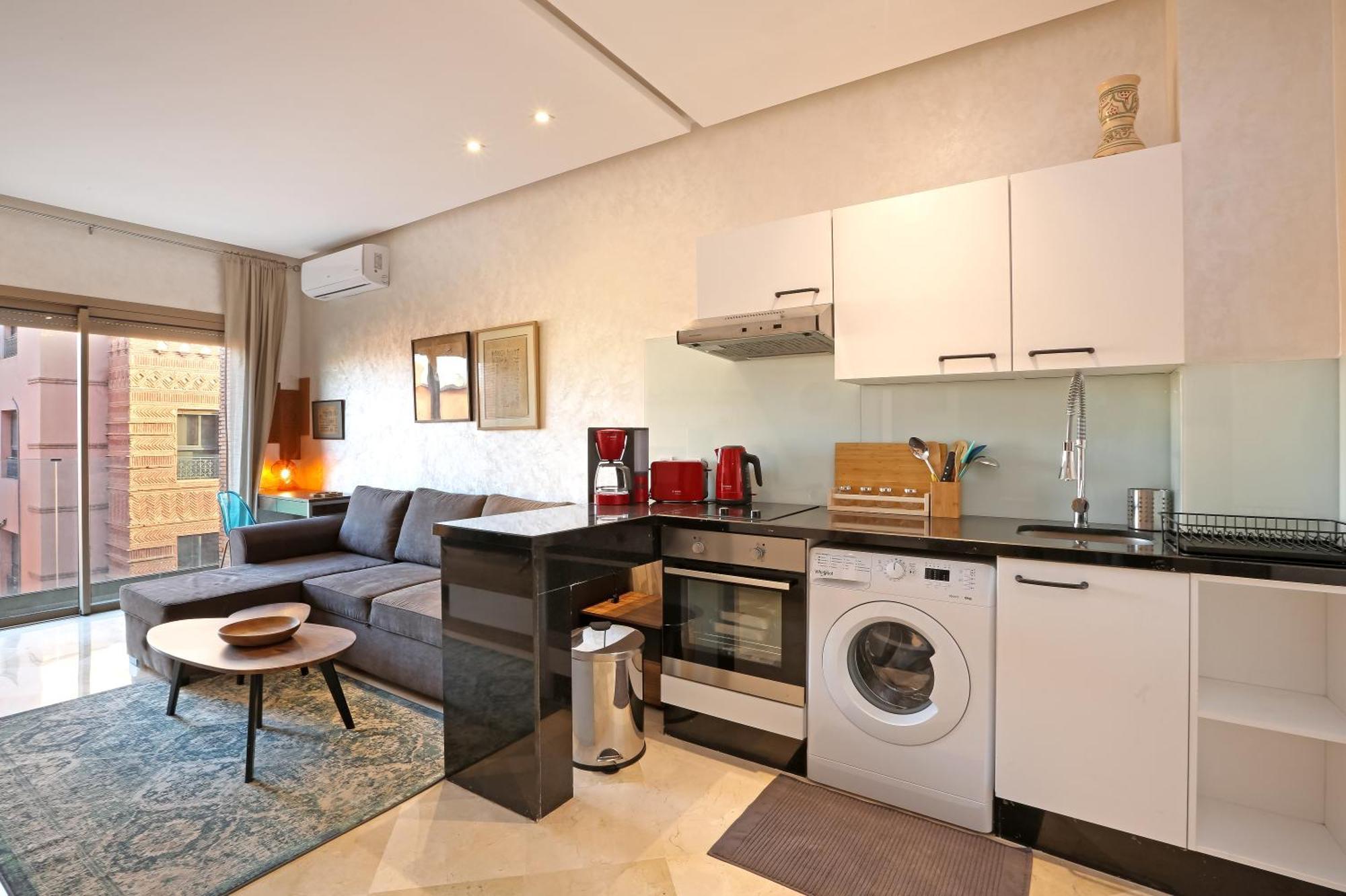 Appartement Elegant Et Securise Au Centre De Marrakech