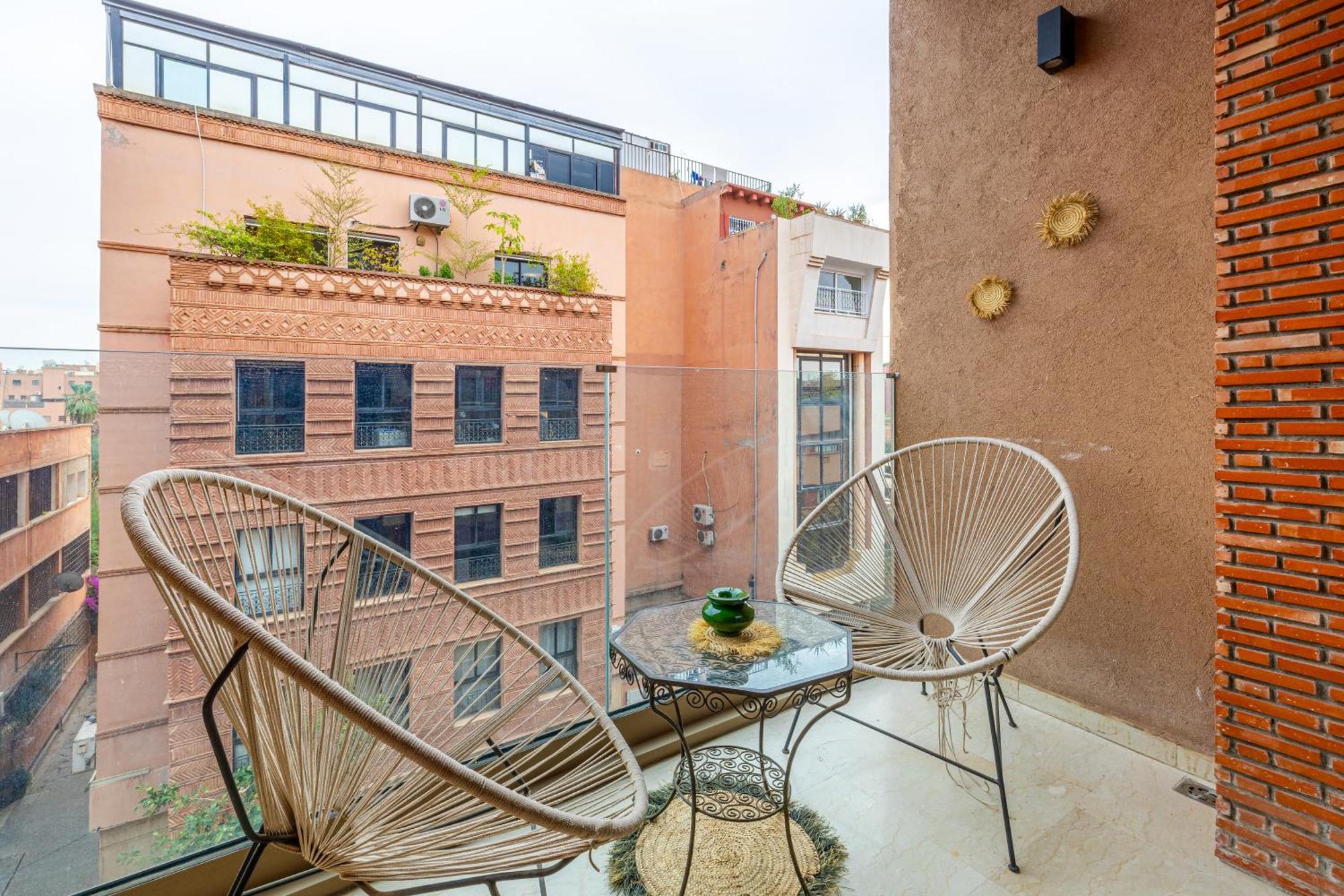 Elegant Et Securise Au Centre De Marrakech Appartement