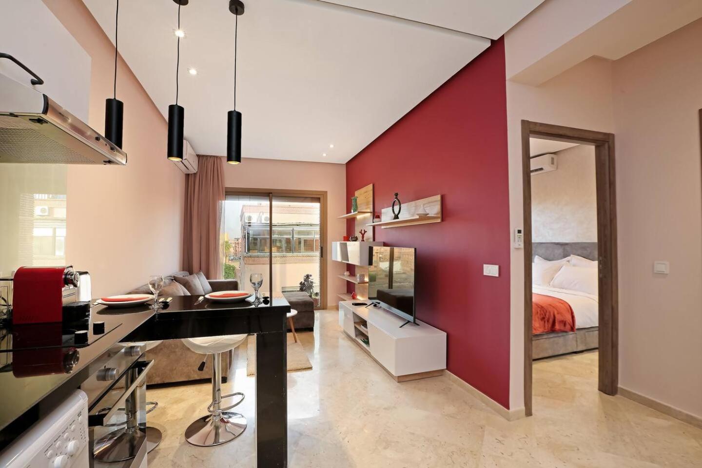 Elegant Et Securise Au Centre De Marrakech Apartamento *