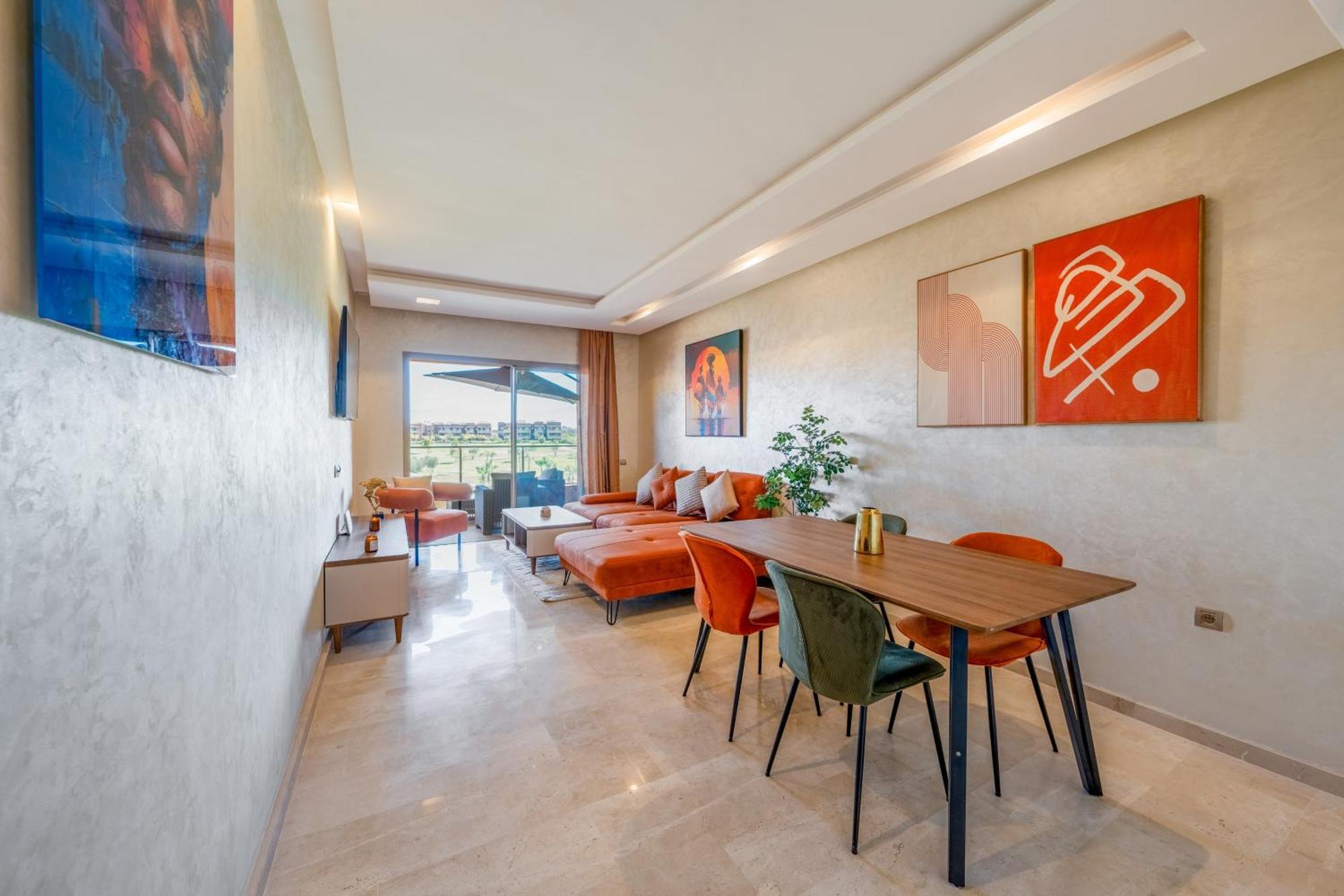 Apartment 2bedrooms In Prestigia - Very Well Equipped With View Marrakesh