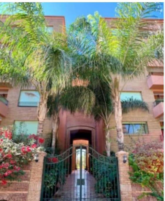 Apartamento Bel Meuble Avec Piscine, L'hivernage A Marrakech
