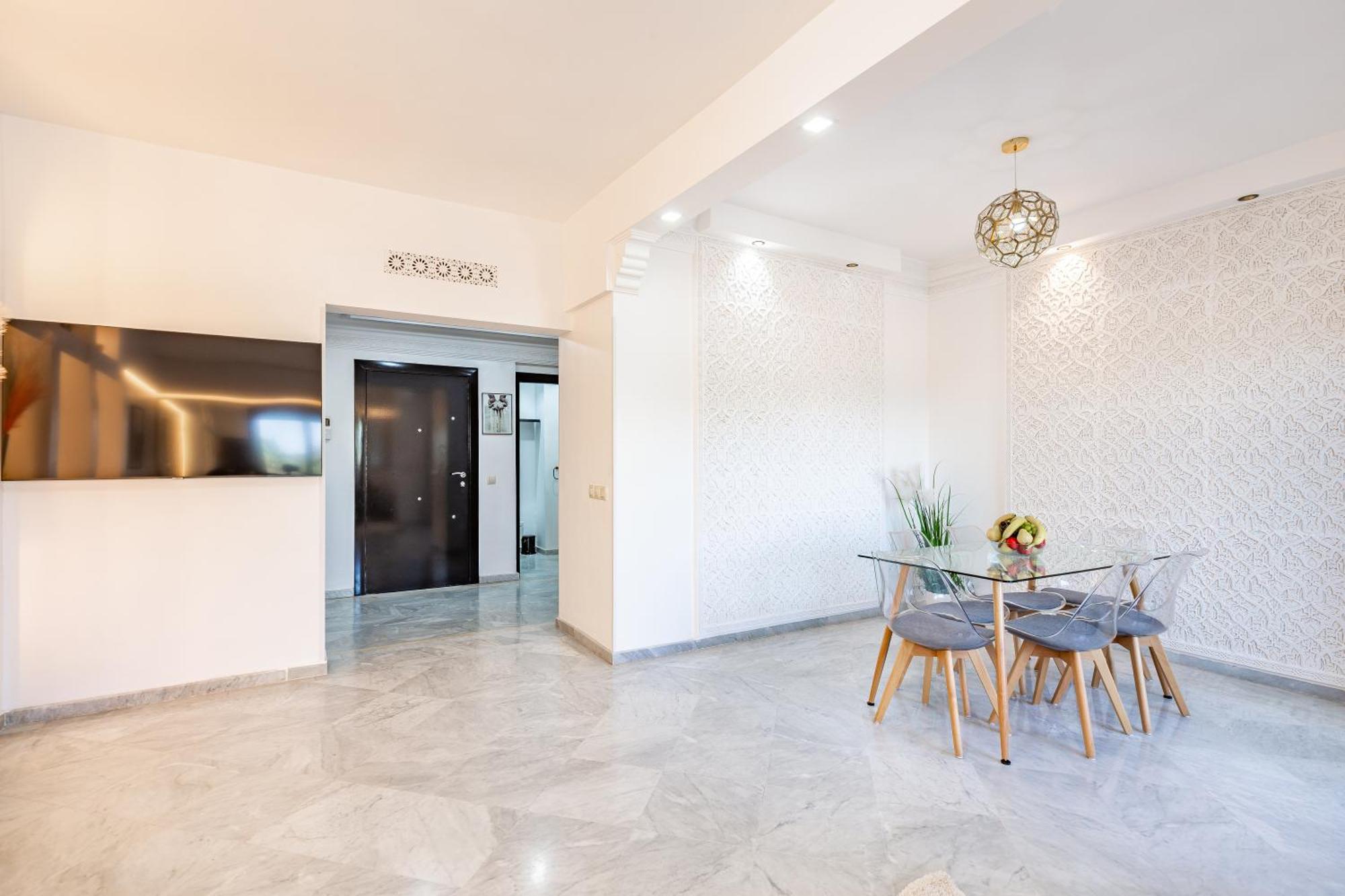 Luxurious Facing Pestana Cr7 On M Avenue - Premium In Marrakech Apartment