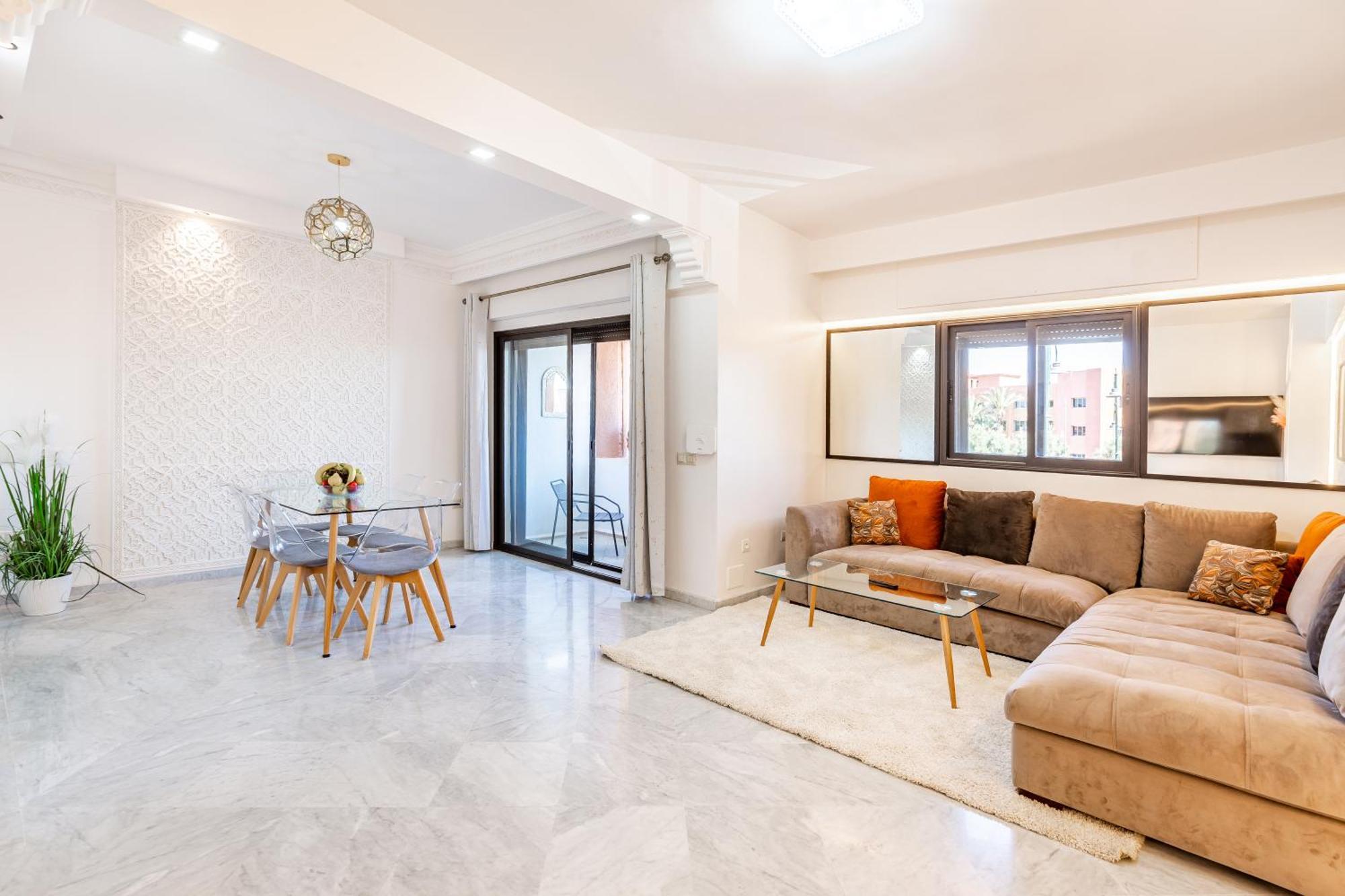 Luxurious Facing Pestana Cr7 On M Avenue - Premium In Marrakech Apartment Marrakesh