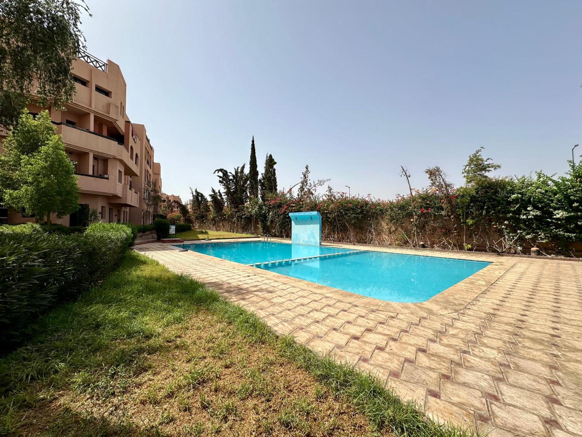 Oasi Di Relax Con Terrazza Vista Piscina Apartamento Marraquexe