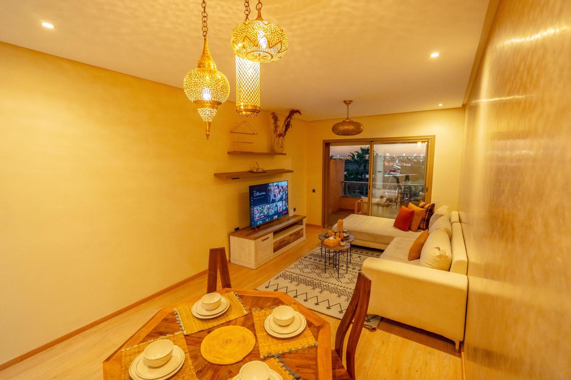 Serene Cozy Flat In Marrakech Apartment