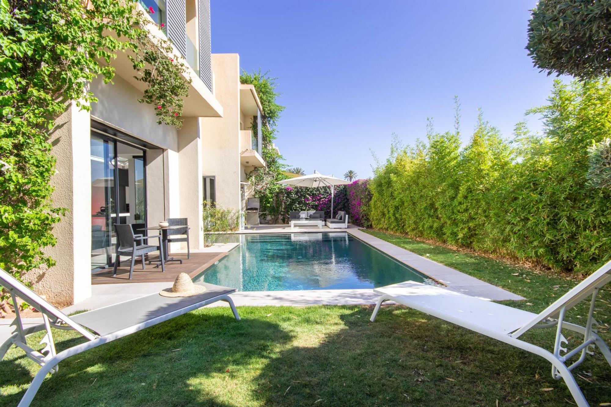 Moderne A 5 Min De Gueliz Piscine Privee Villa *