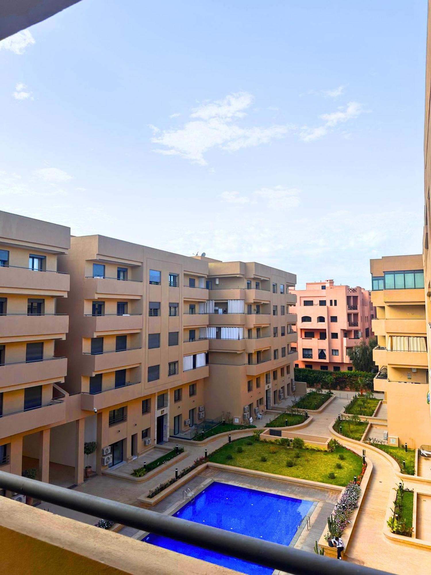 Apartment La Palmeraie Luxueux Avec Piscine Et Parking *