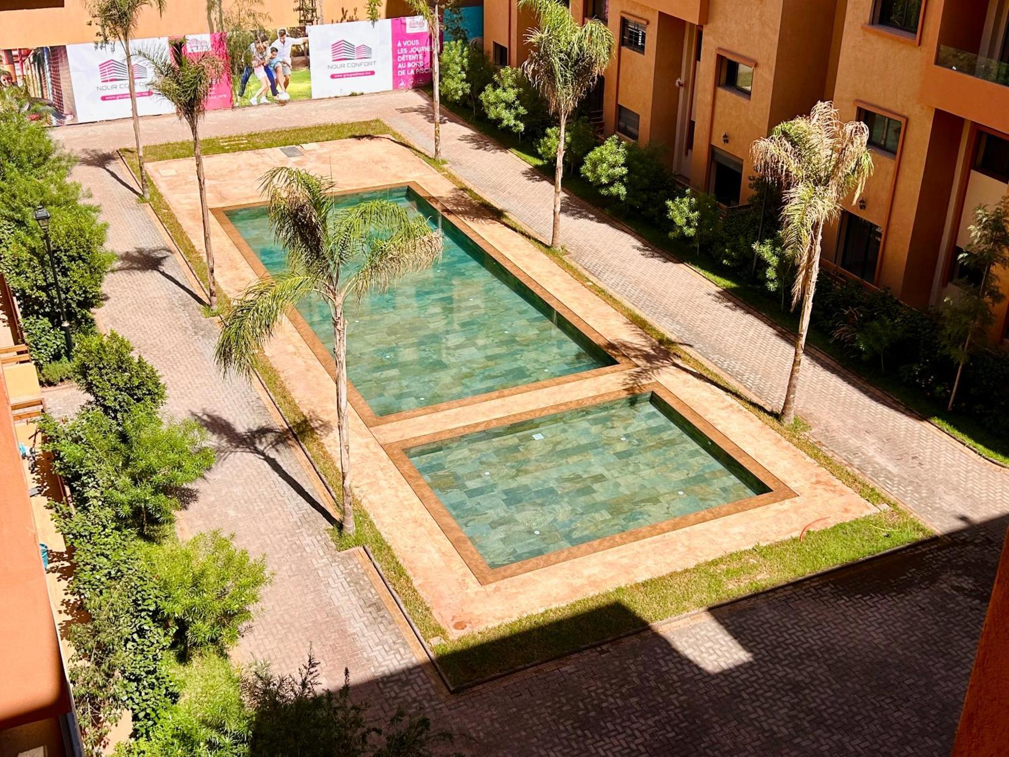 New Proche M Avenue , Swimming Pool , Fibre Optique Wifi , Parking Apartment Marrakesh