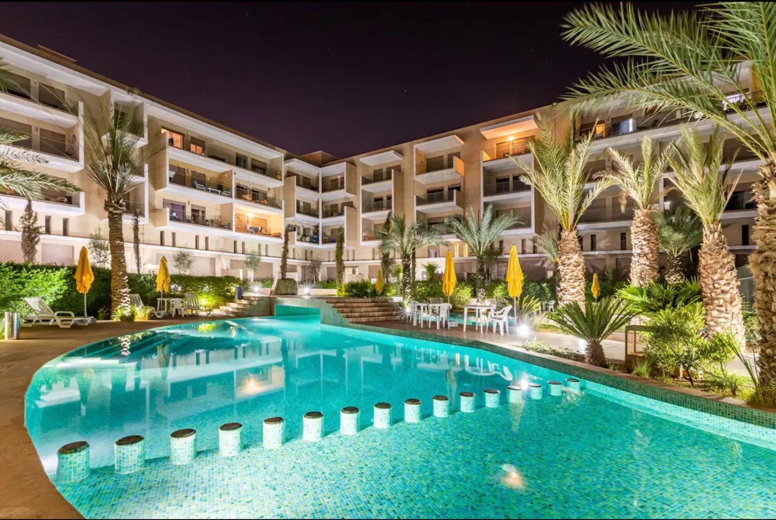 Apartamento Pearl Garden Cozy Panoramic Charming Sunny Terrace Piscine Marraquexe