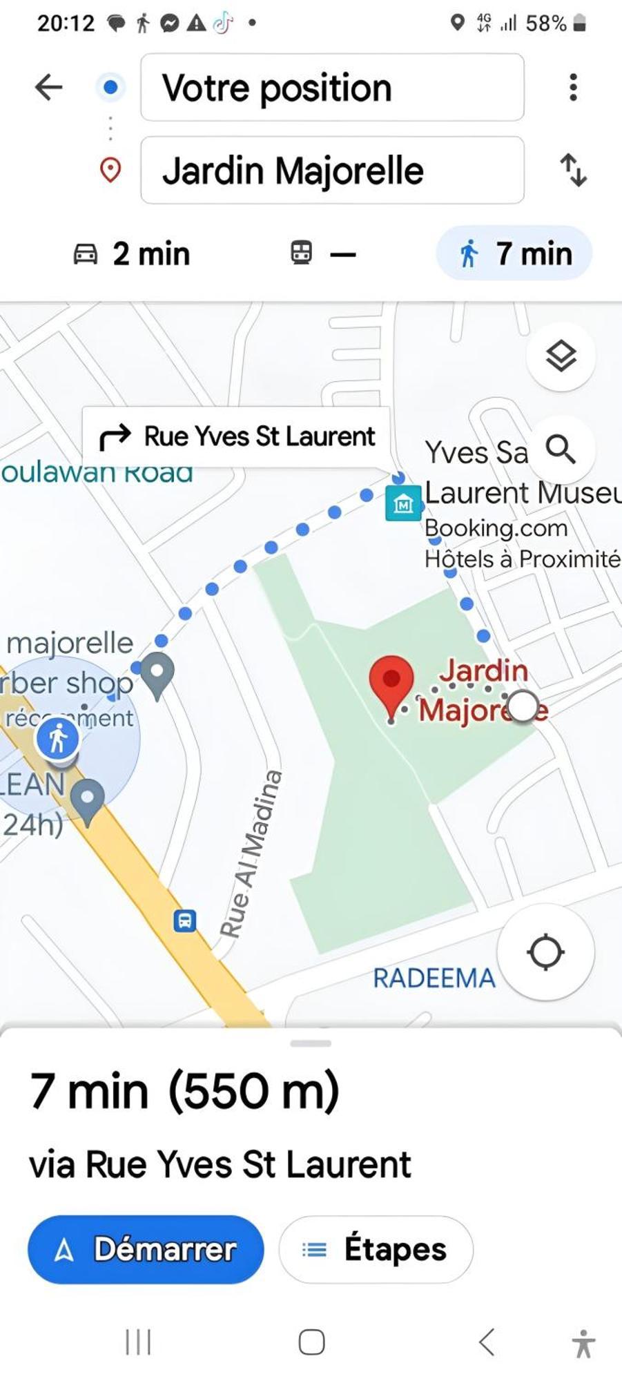 Apartment Duplex Raffine Avec Terrasse Verdoyante Et Vegetal - A 300m Du Jardin Majorelle Et Musee Yves Saint Laurent - Netflix Et Iptv