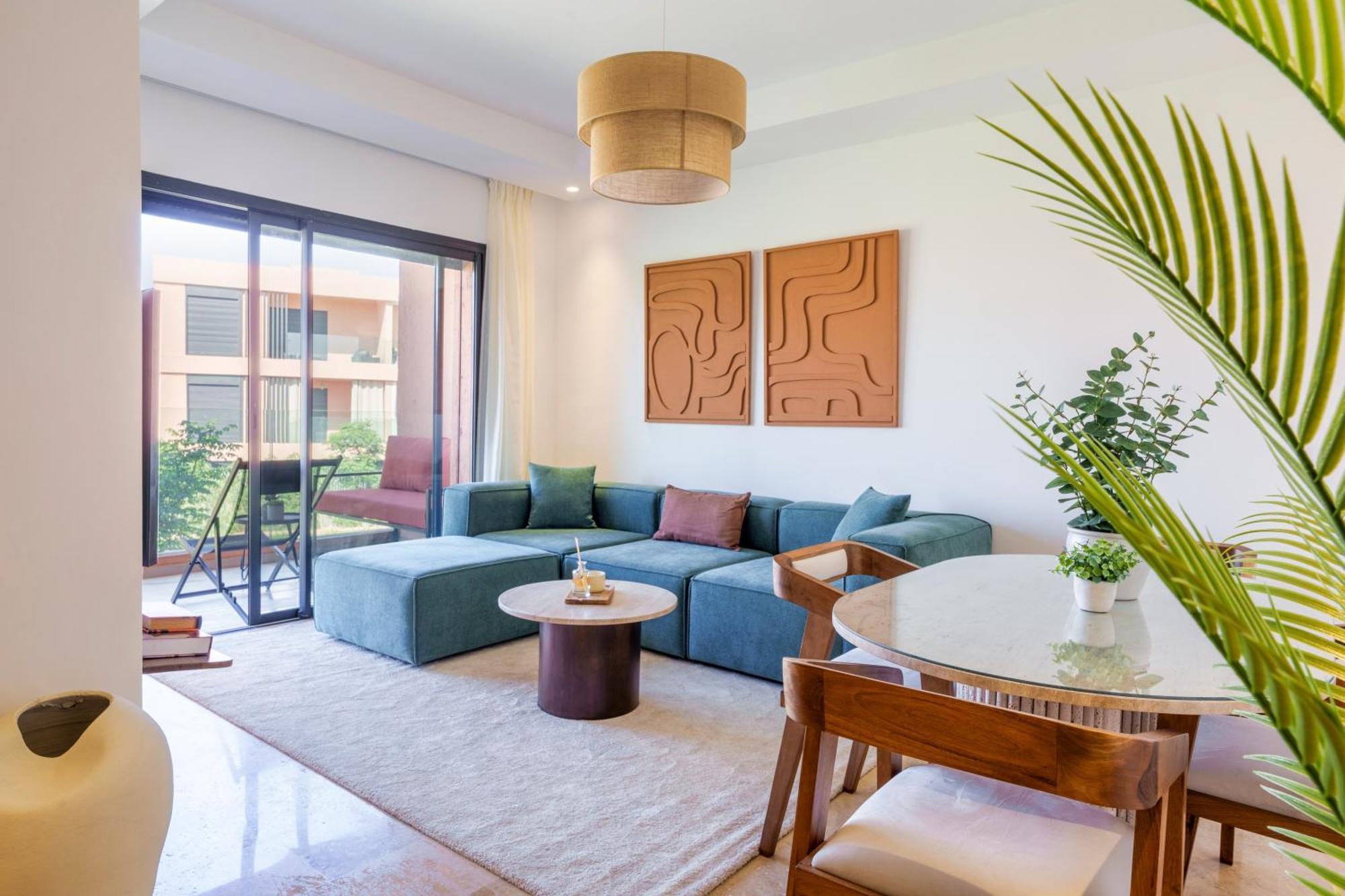 Elegance And Serenity At Noria Golf And Pool View Apartment Marrakesh