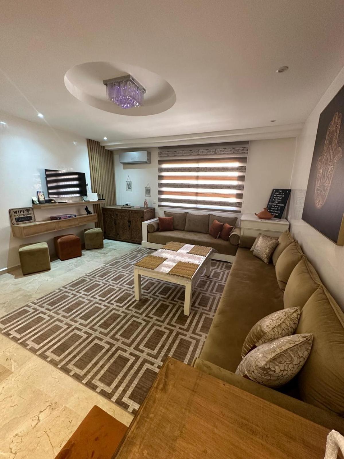 Apartment Le Confortable A 15mn De L'aeroport A Cote De La Gare Ctm Hivernage Marrakesh