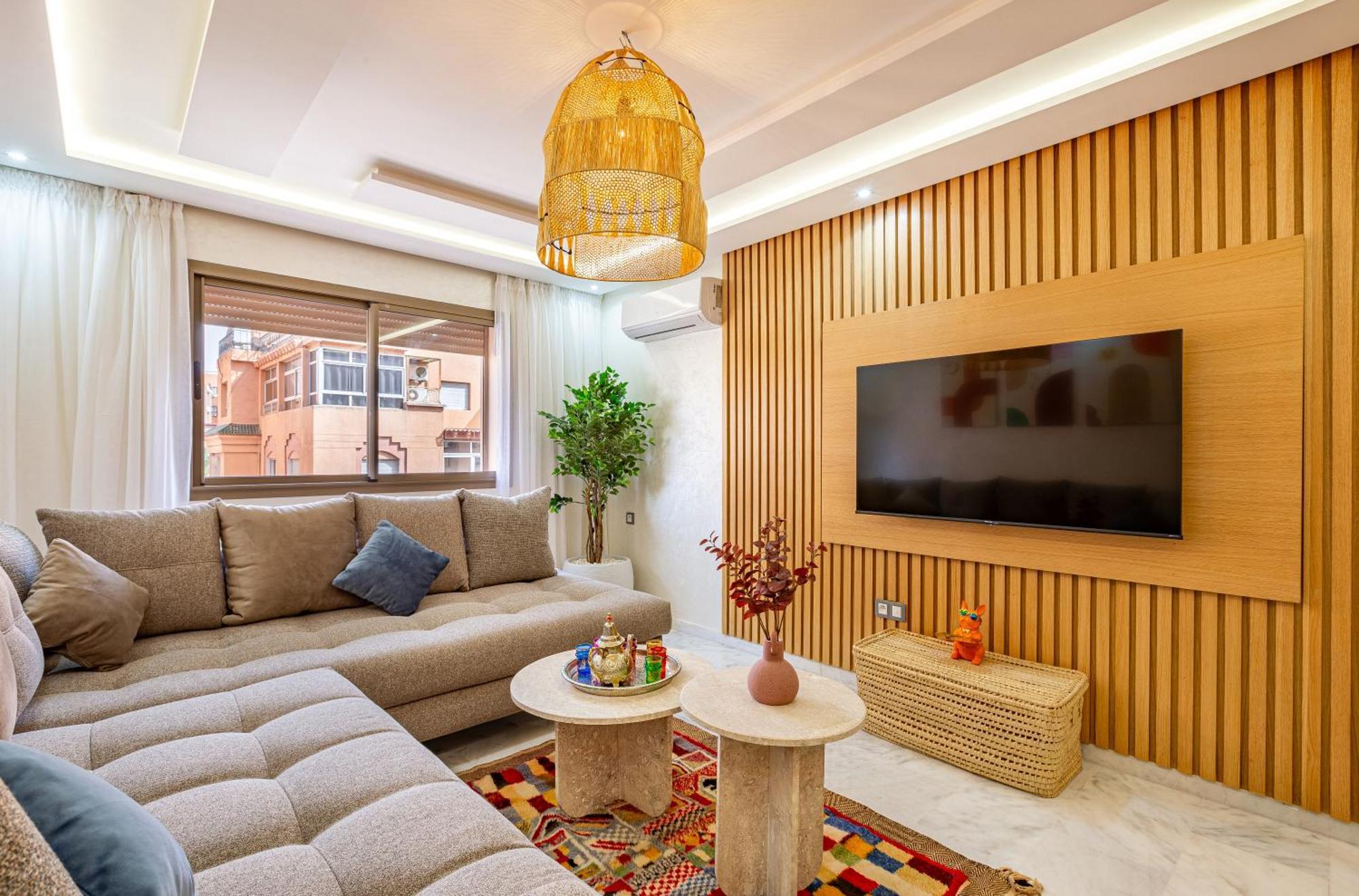 Apartamento Charm Dans Le Triangle Tourisme De Marrakech !