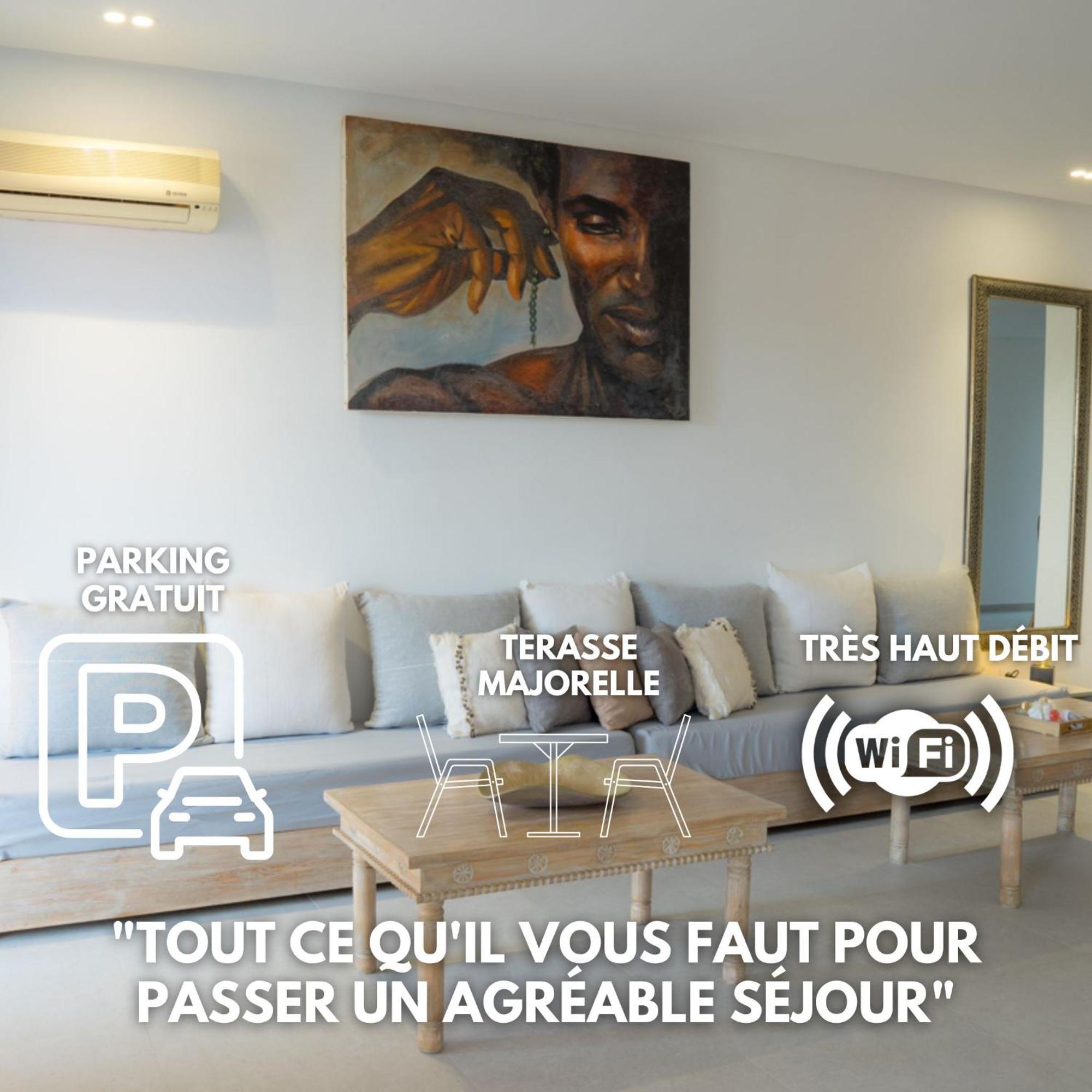 Majorelle - Luxe-terasse-parking Privee Apartment Marrakesh