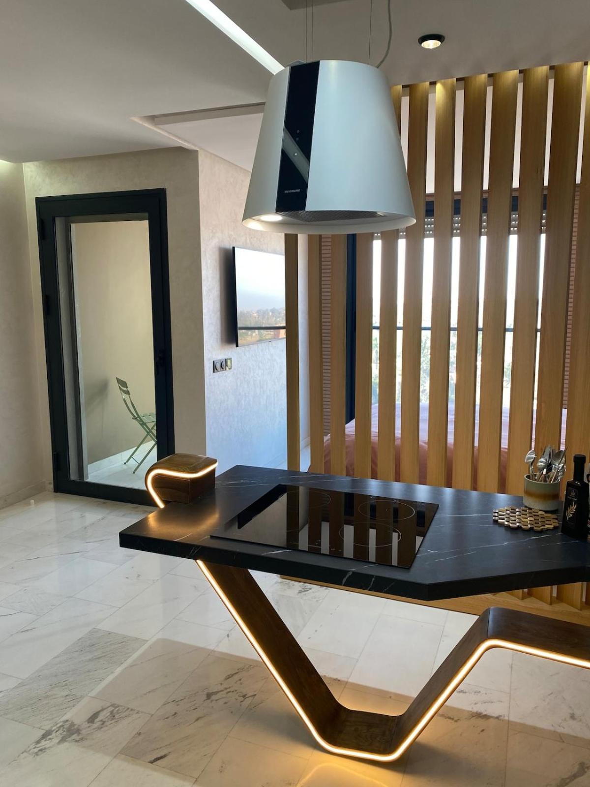 Ultra Modern With Rooftop Pool Apartment Marrakesh