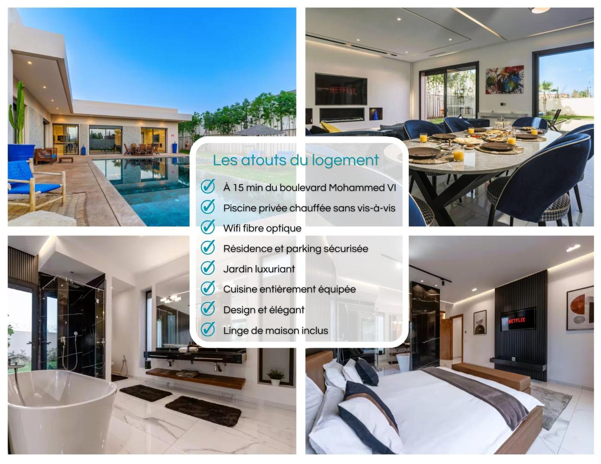 Azur - Wifi, Piscine Chauffee, Sans Vis-a-vis * Marrakesh