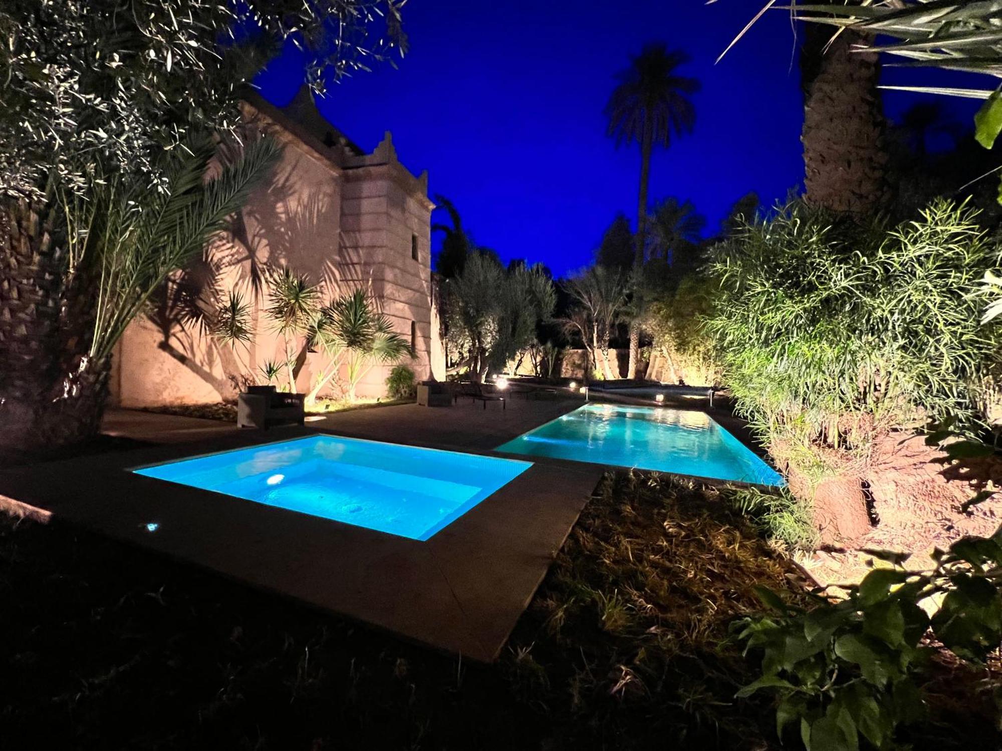 Kasbah De Luxe, Piscine Et Jacuzzi Chauffes, Jardin Tropical