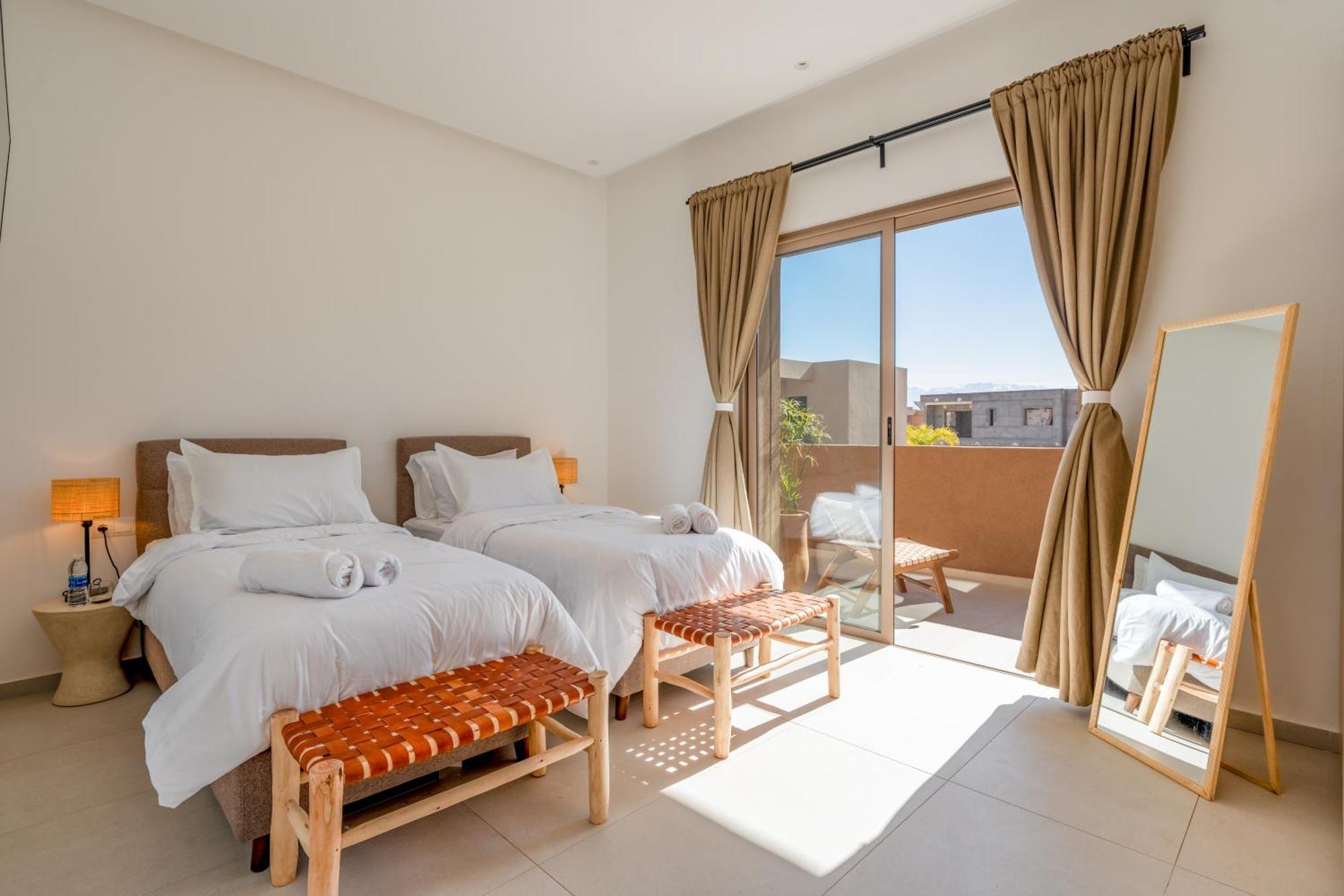 Dar Yas, Luxe A 15min Du Centre Avec Piscine Chauffee, Cuisiniere, Chauffeur, Air Hockey, Ping-pong & Jeux De Societe Villa Marrakesh