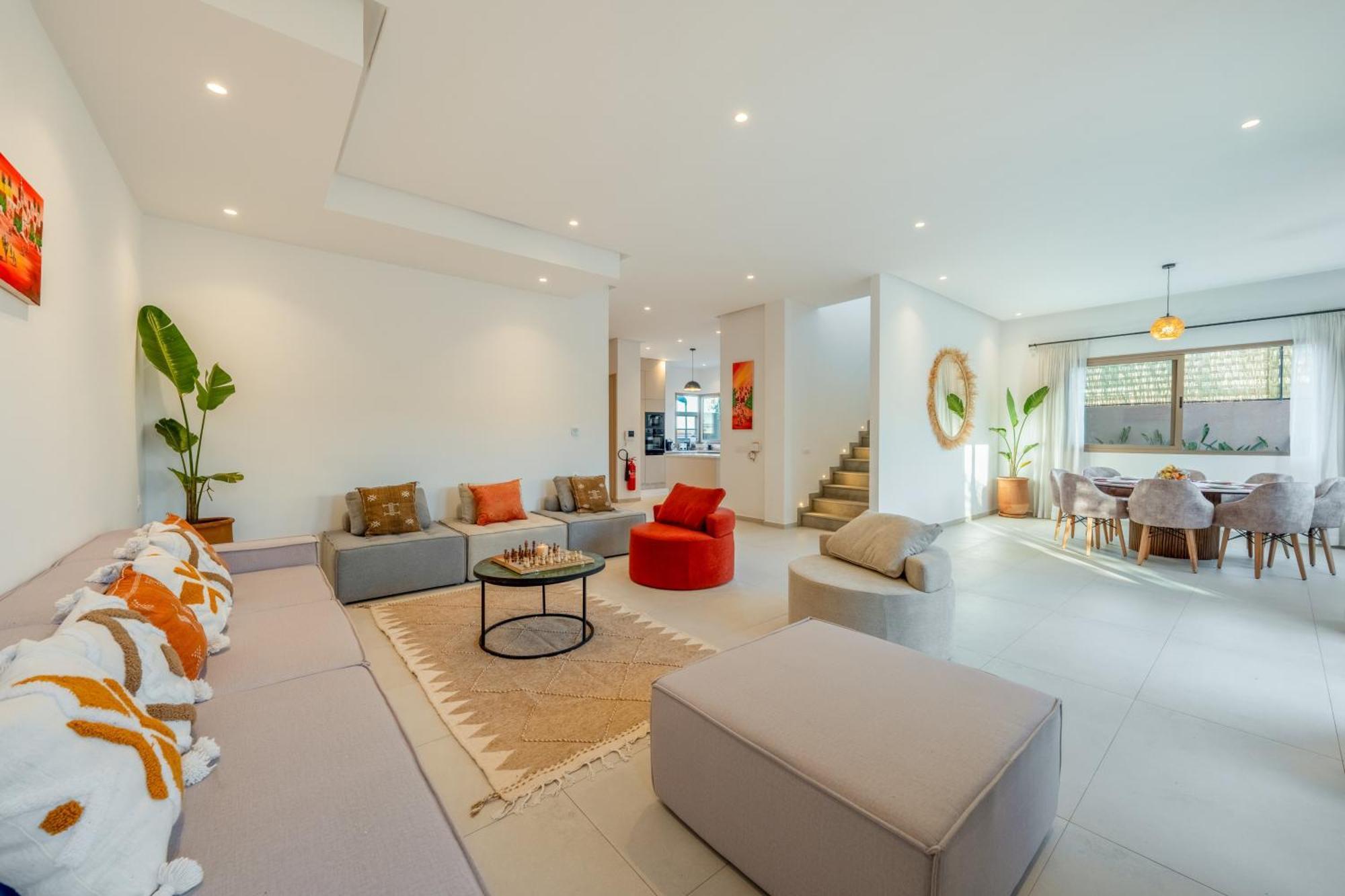Villa Dar Yas, Luxe A 15min Du Centre Avec Piscine Chauffee, Cuisiniere, Chauffeur, Air Hockey, Ping-pong & Jeux De Societe *