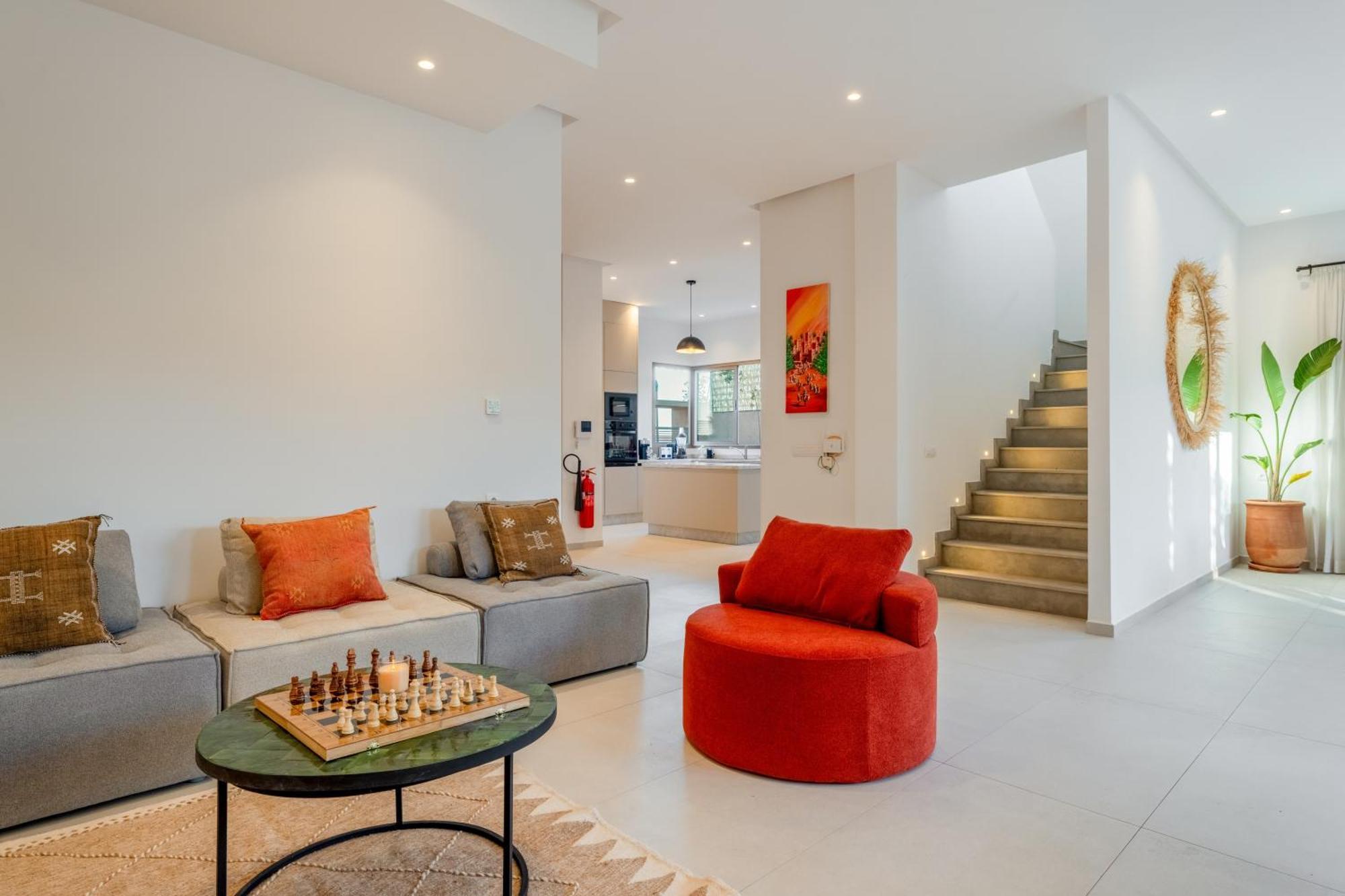 Villa Dar Yas, Luxe A 15min Du Centre Avec Piscine Chauffee, Cuisiniere, Chauffeur, Air Hockey, Ping-pong & Jeux De Societe Marrakesh