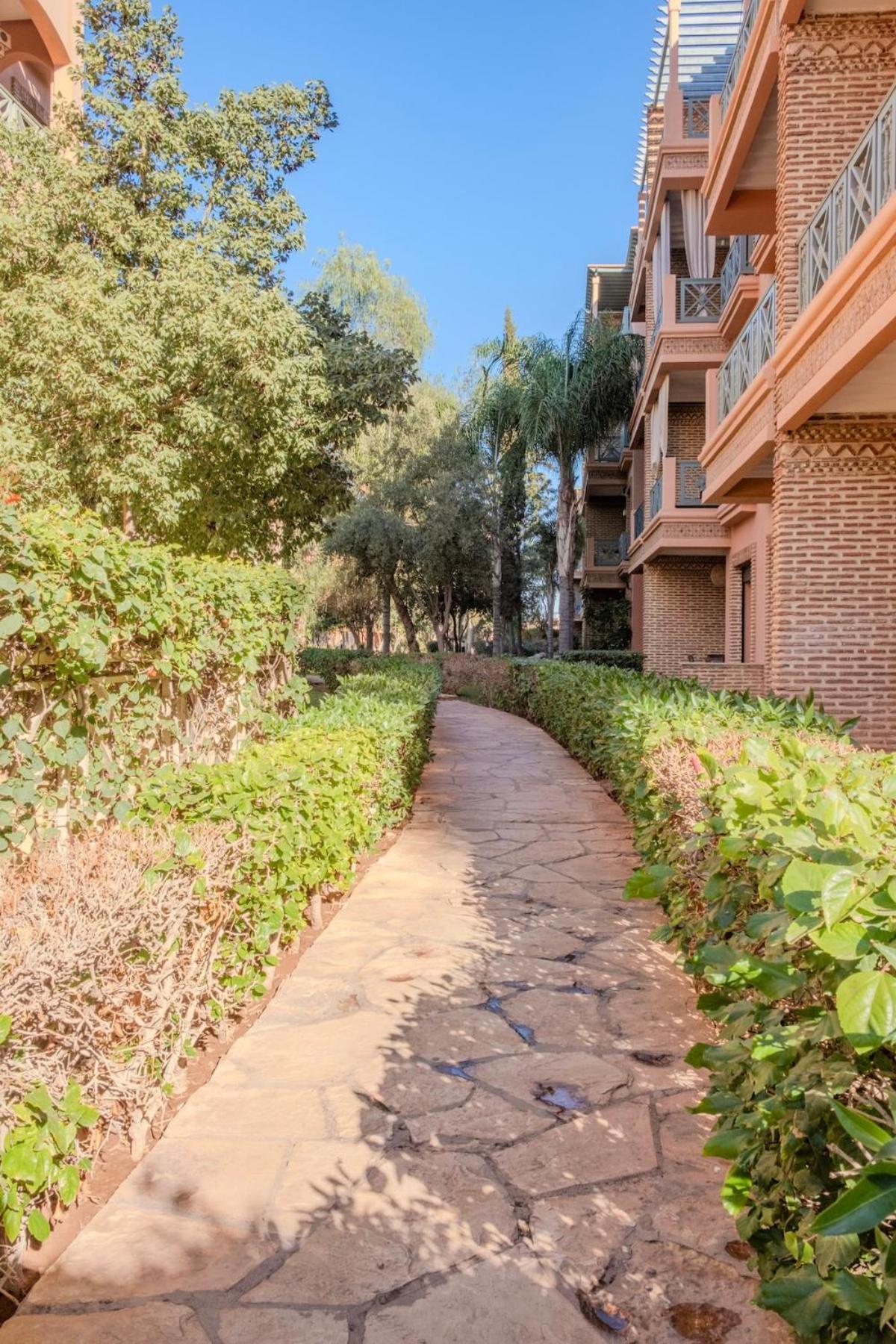 Apartment Luxury 2br With Pool & Garden View Balcony Marrakesh