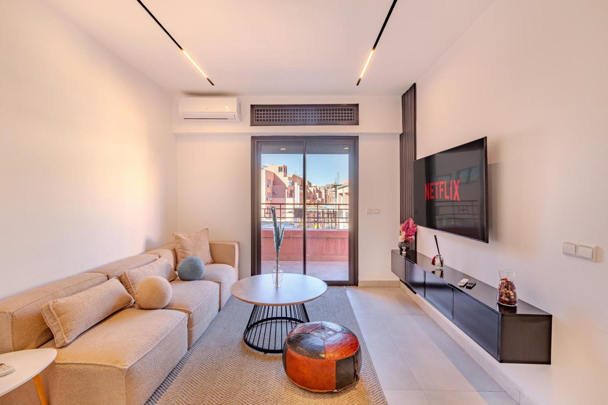 Modern Friendly Appt In Gueliz Apartment *