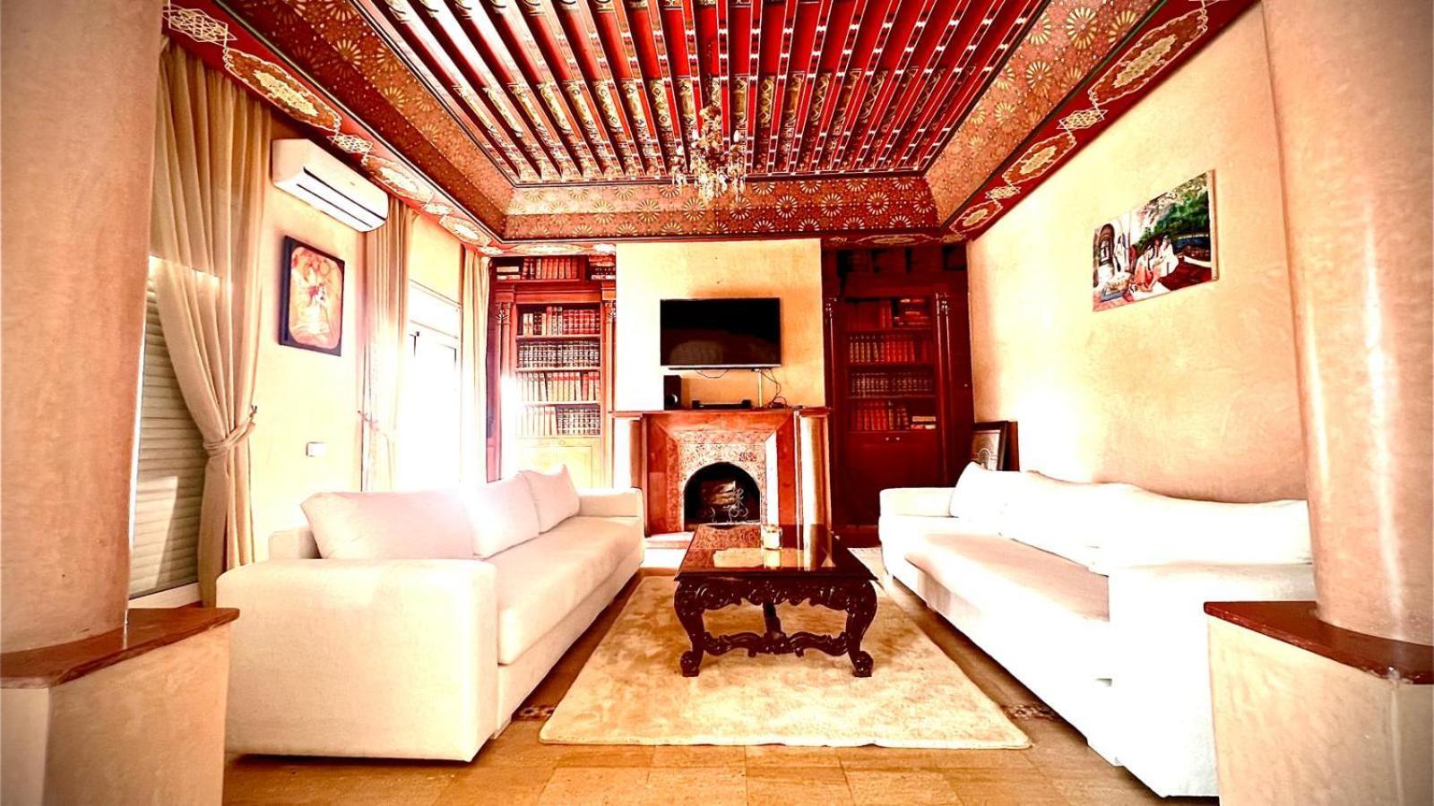 Villa Rayan Marrakech Secteur Palmeraie Dans Propriete De 2 Hectares Avec Jardin Arbres Fruitiers