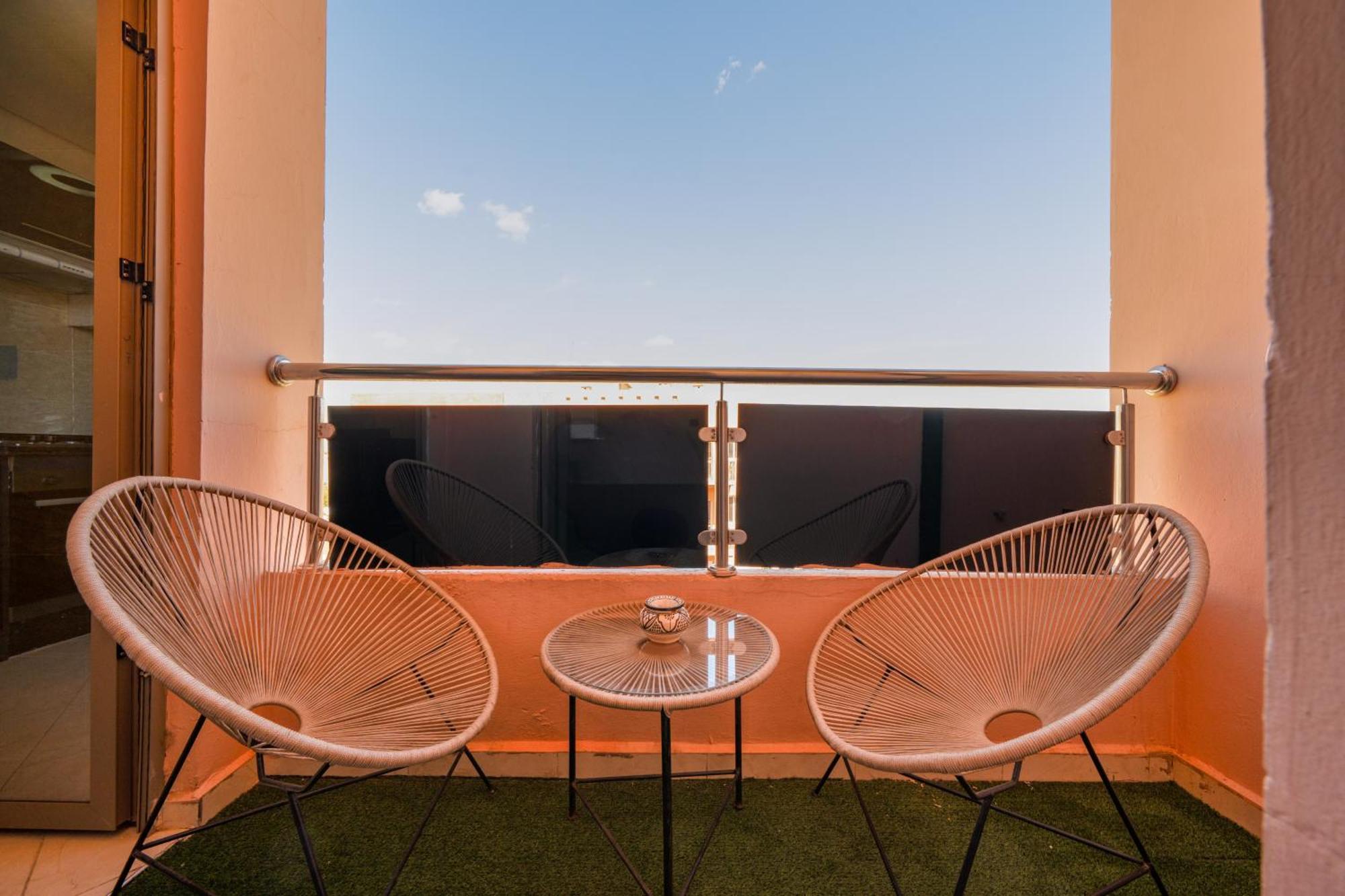 Cozy With Mountain View In Gueliz, Marrakech Apartment