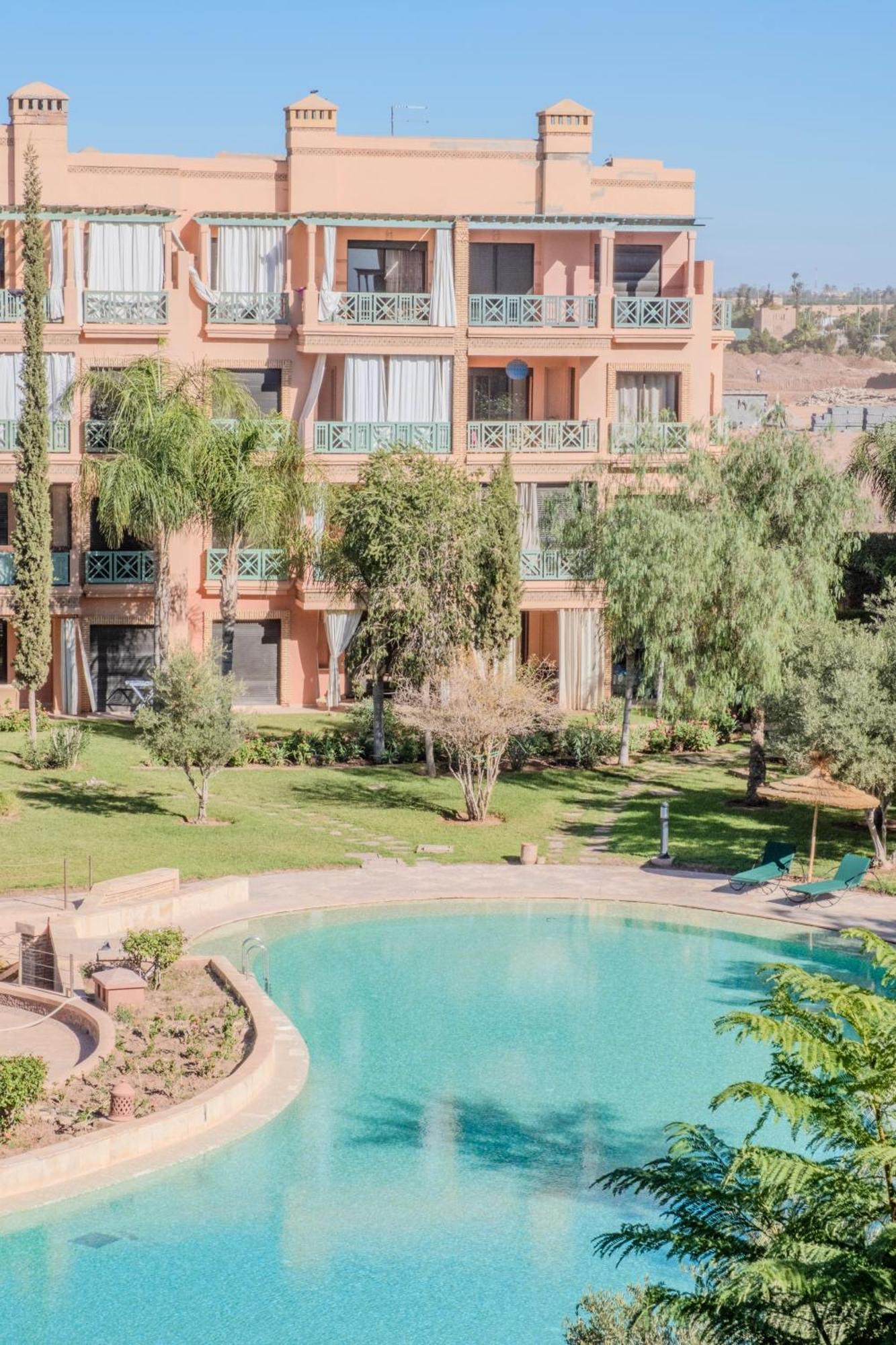 Apartment Luxury 2br With Pool & Garden View Balcony Marrakesh