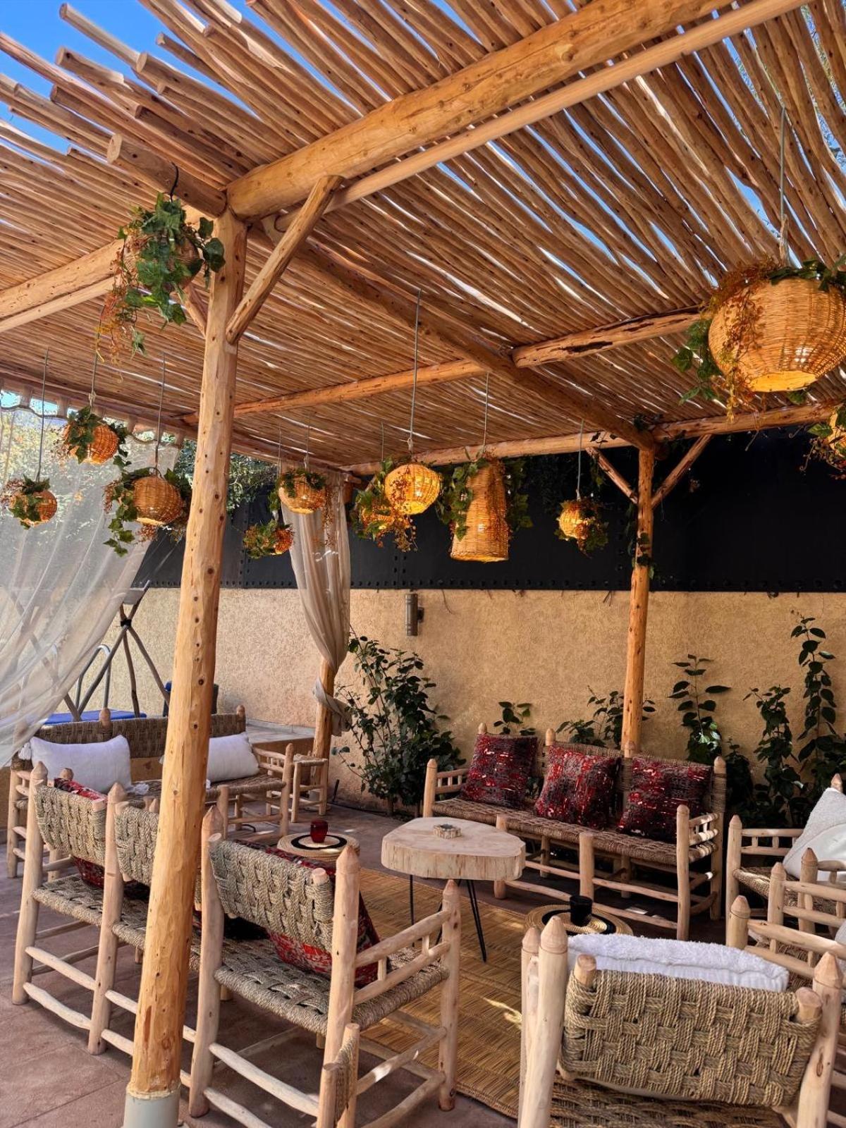 Villa Boheme Avec Personnel De Maison Marrakesh