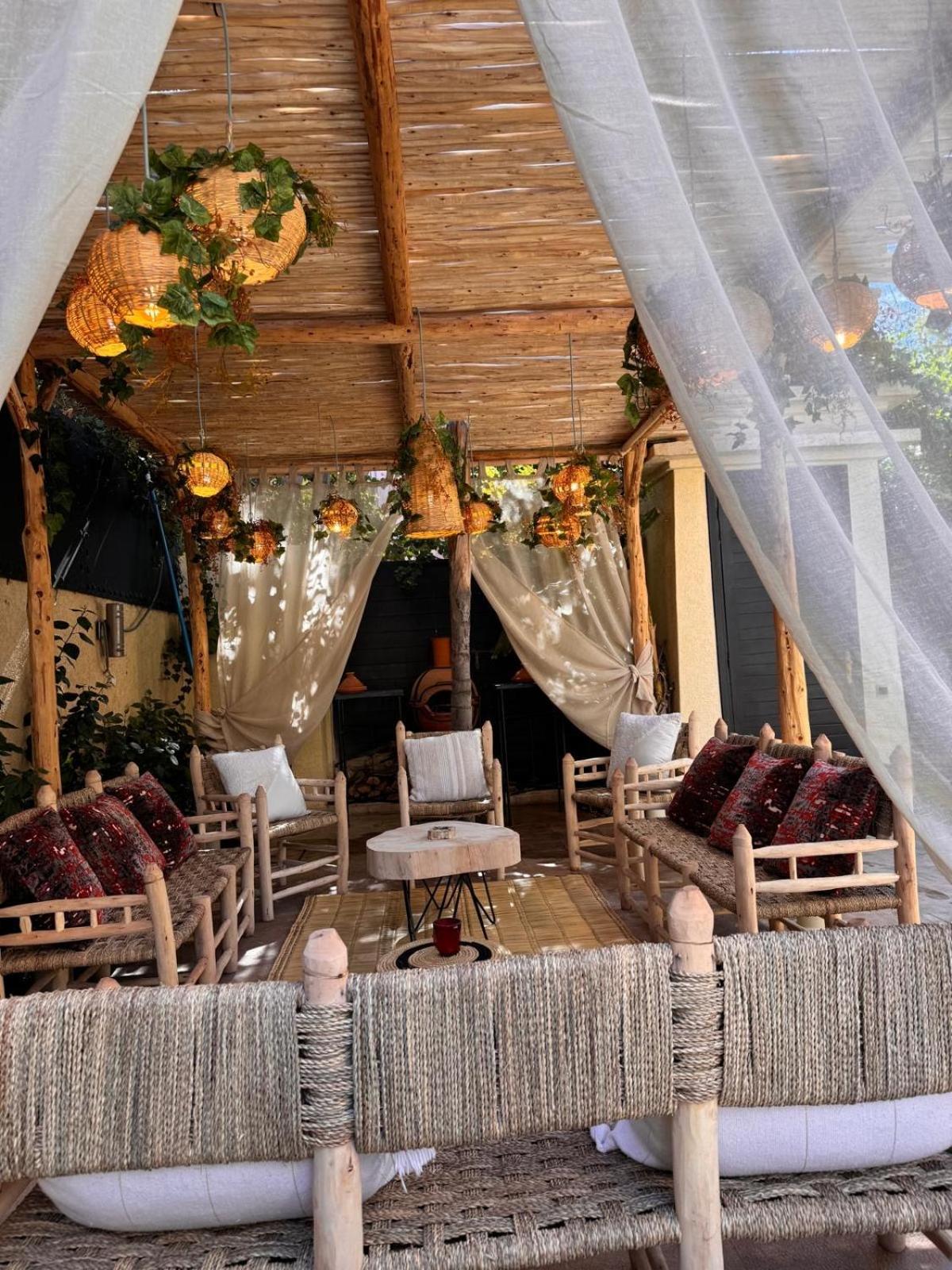 Villa Boheme Avec Personnel De Maison Marrakesh