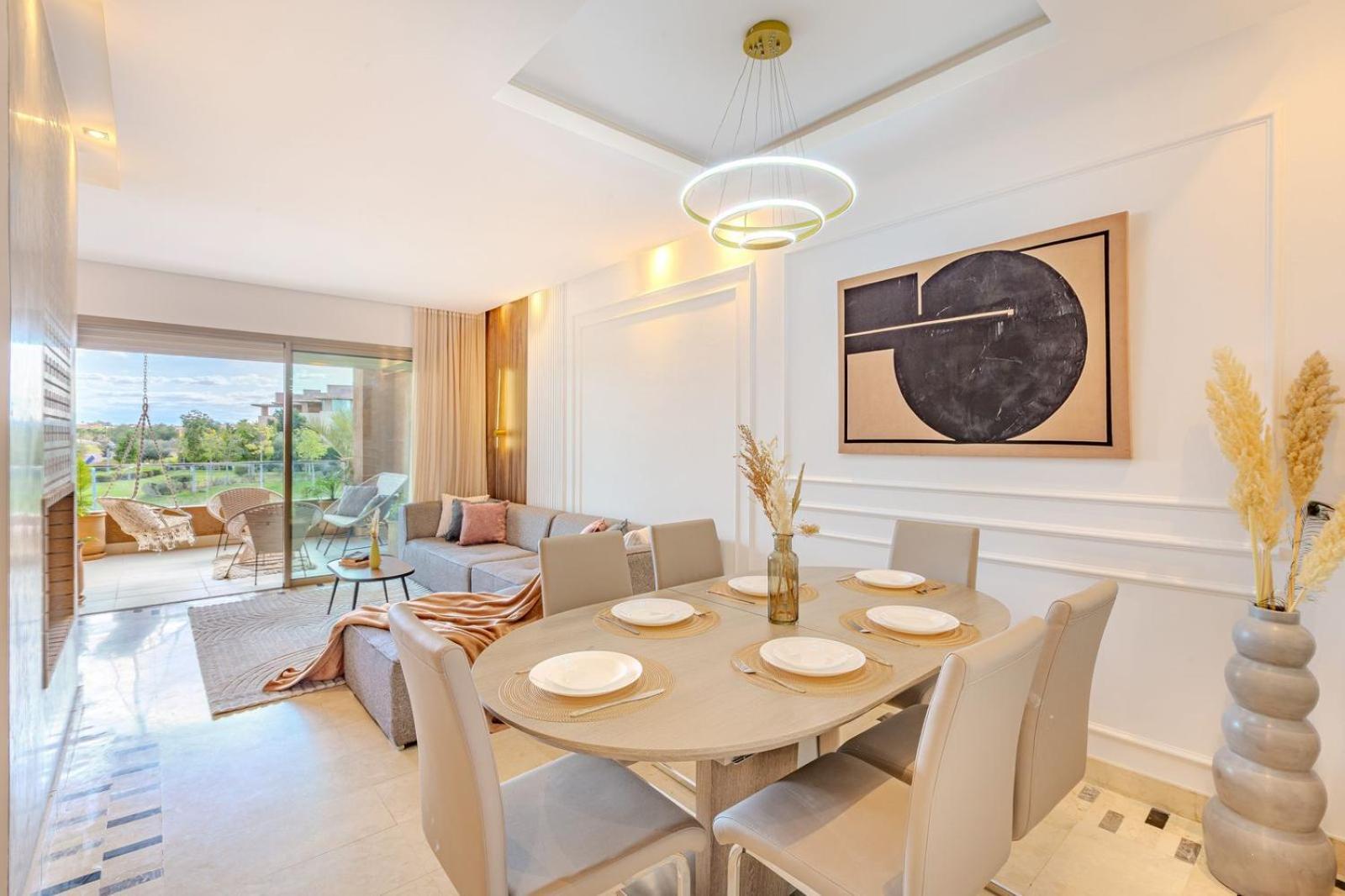 Vue Golf, Piscine, Atlas Luxe Boheme-chic Apartamento Marrakesh