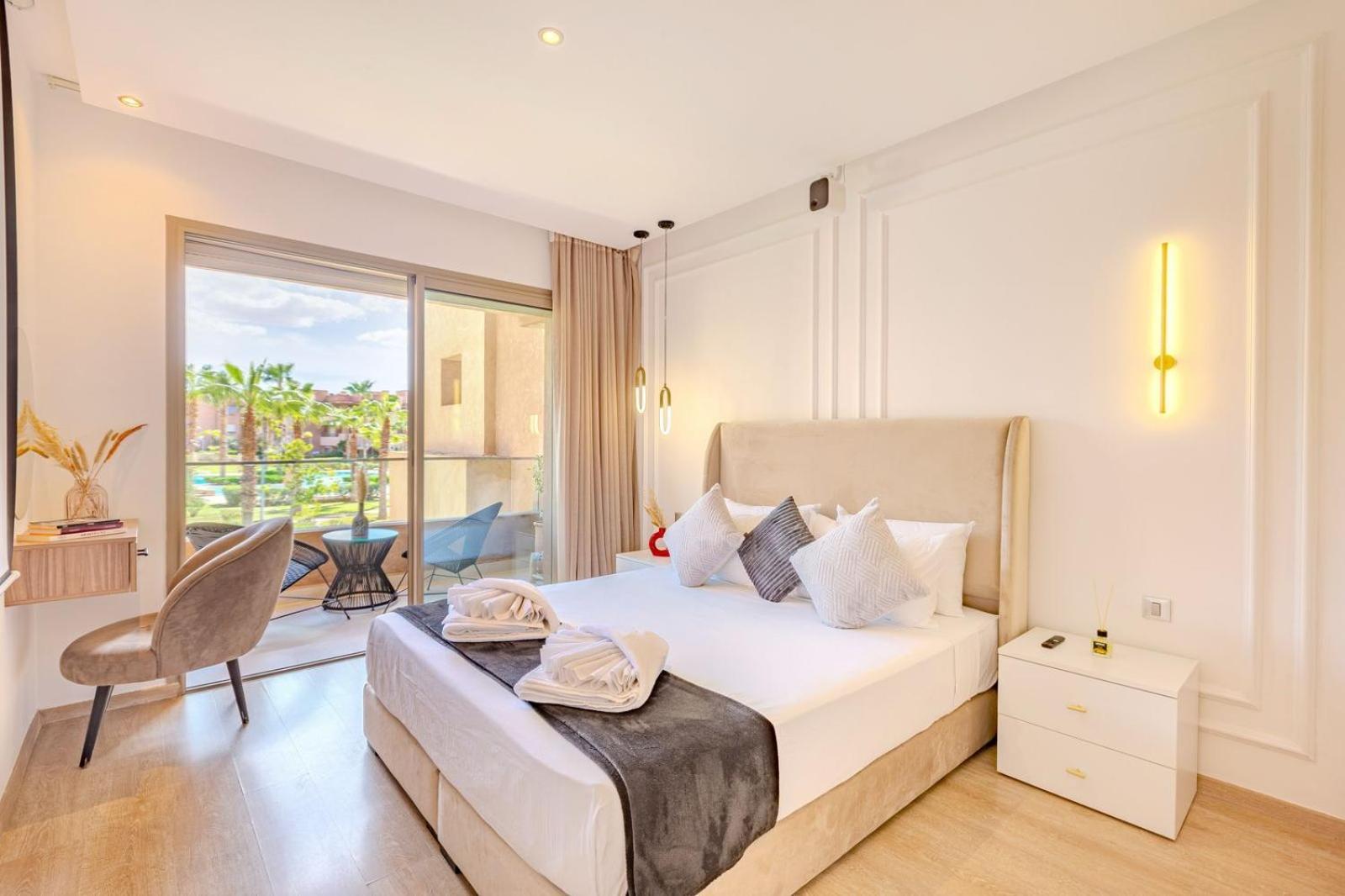 Apartamento Vue Golf, Piscine, Atlas Luxe Boheme-chic Marrakesh