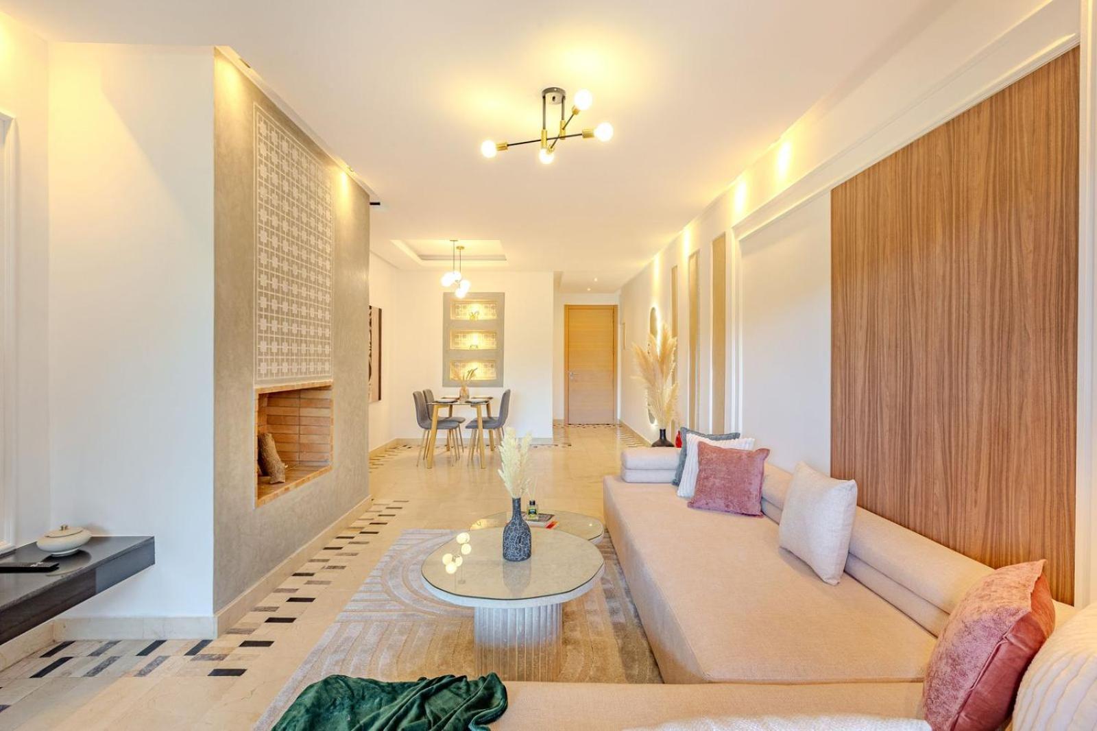 Apartamento Vue Golf, Piscine, Atlas Luxe Boheme-chic