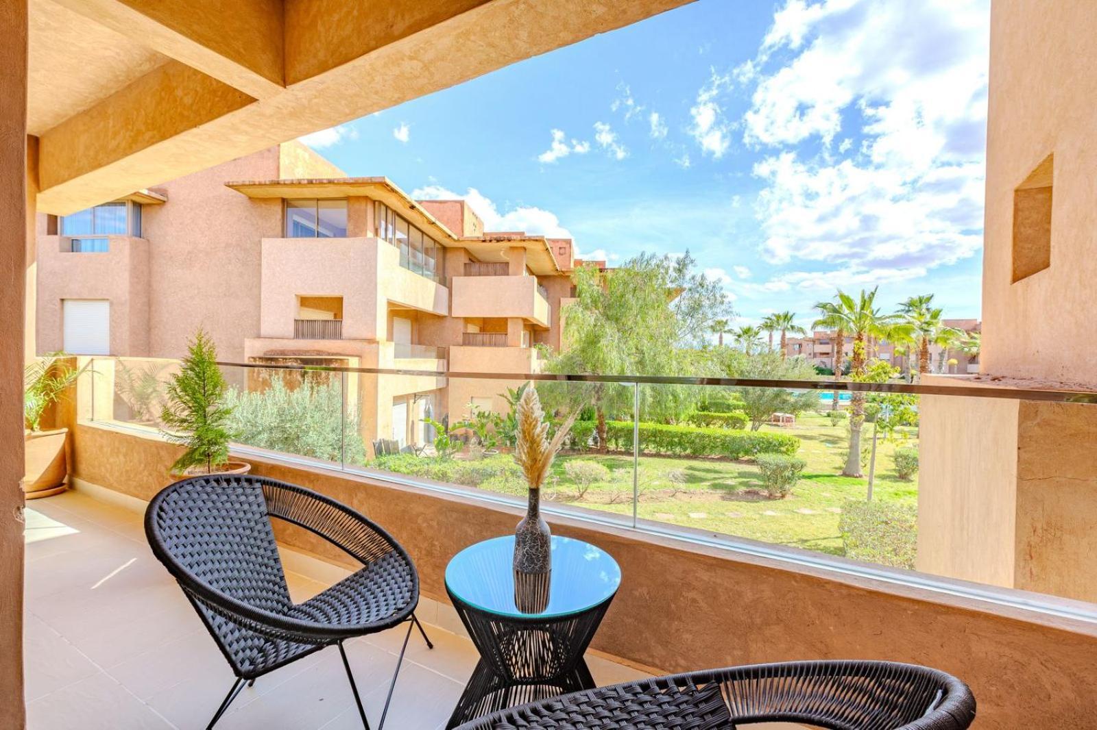 Vue Golf, Piscine, Atlas Luxe Boheme-chic Apartamento *