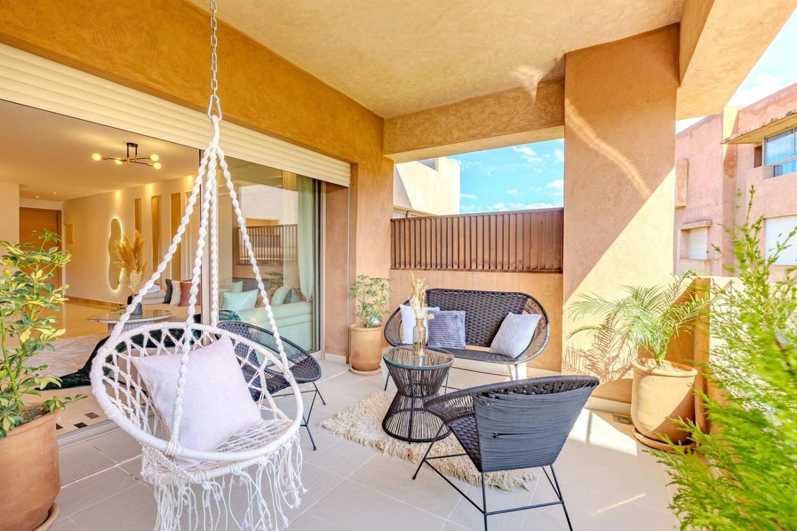 Apartamento Vue Golf, Piscine, Atlas Luxe Boheme-chic Marrakesh