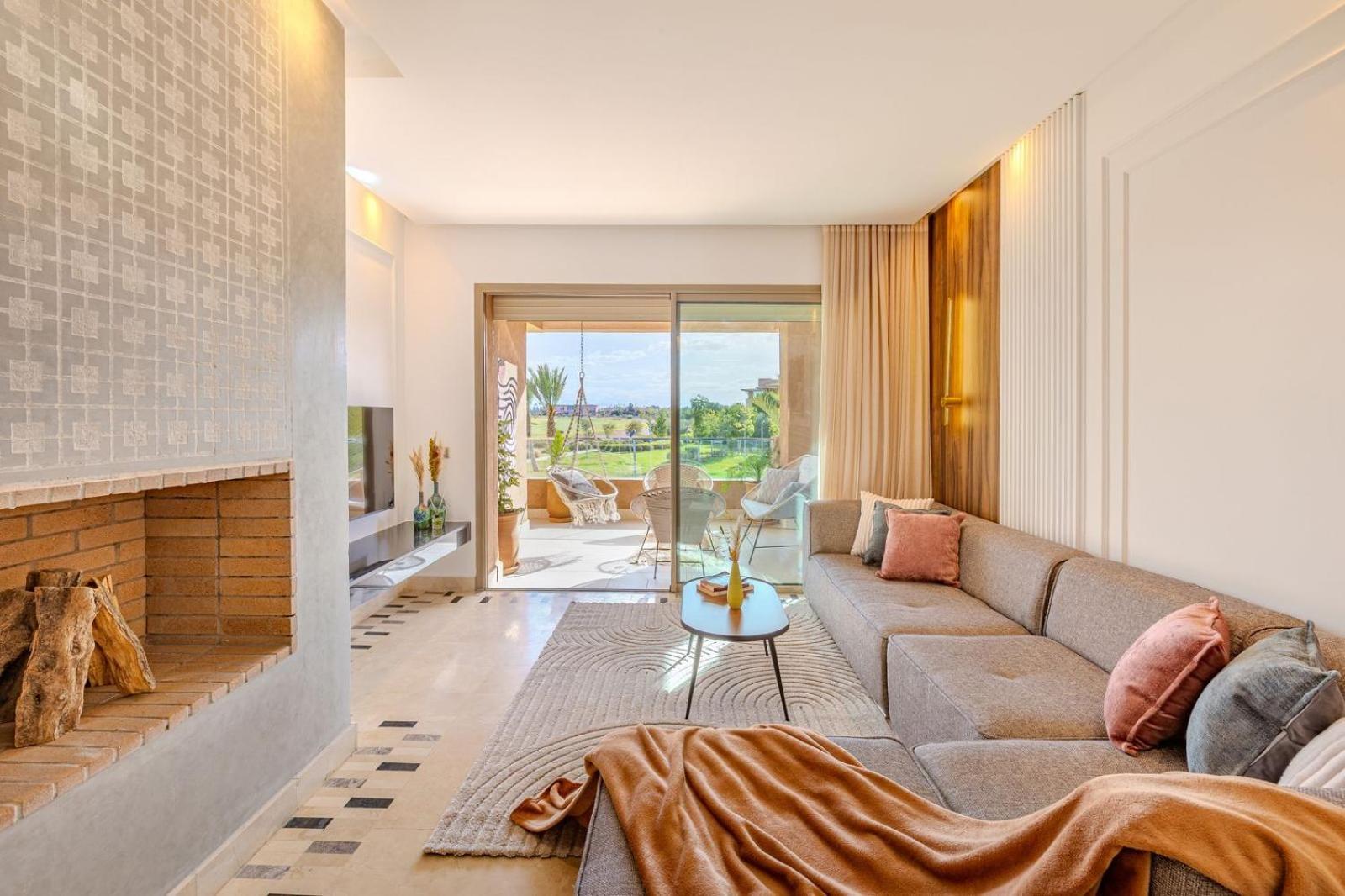 Vue Golf, Piscine, Atlas Luxe Boheme-chic Apartamento *