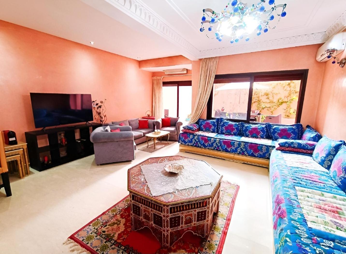 Duplex Raffine Avec Terrasse Verdoyante Et Vegetal - A 300m Du Jardin Majorelle Et Musee Yves Saint Laurent - Netflix Et Iptv *