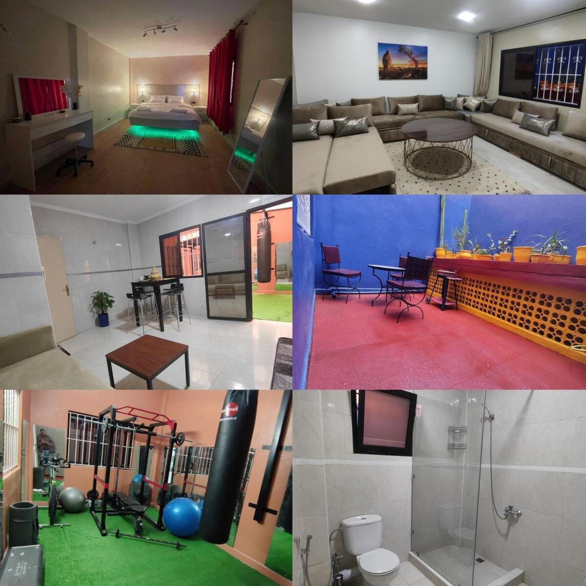 Spacious Flat With Private Gym And Lovely Terrace Apartment Marrakesh