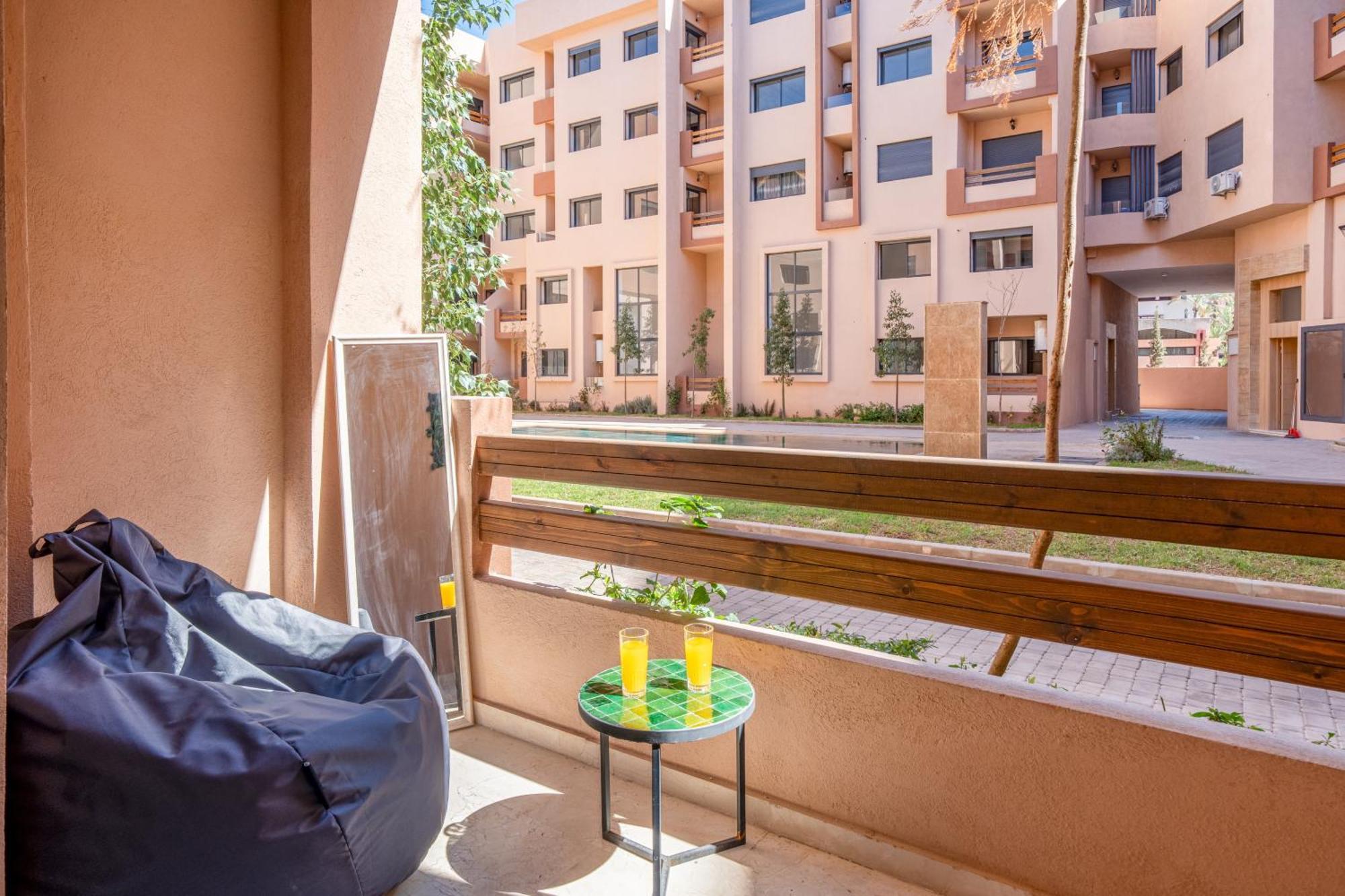 Duplex 5 A Marrakech Luxe, Vue Piscine Apartment Marrakesh