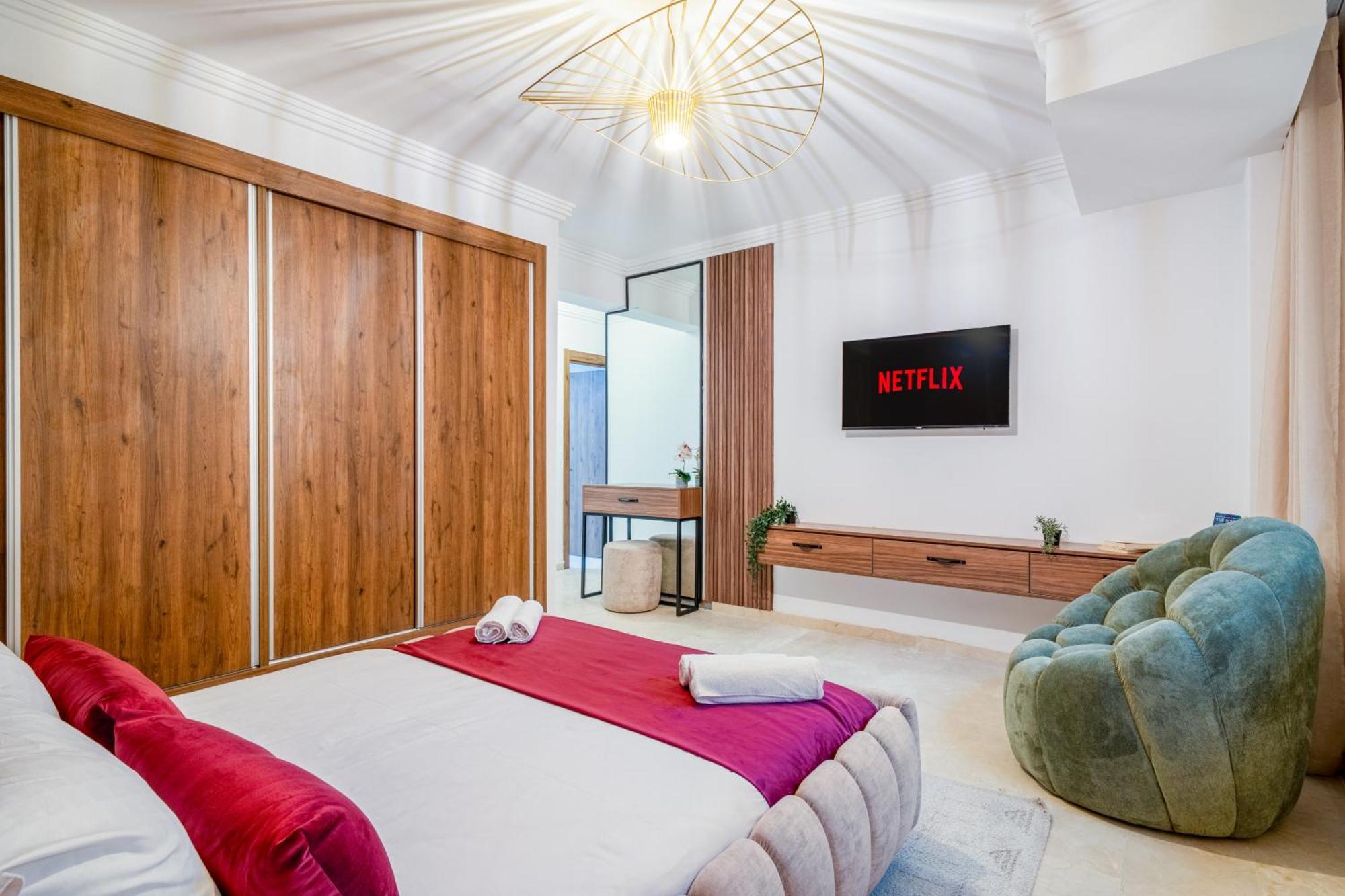 Apartment Duplex 5 A Marrakech Luxe, Vue Piscine Marrakesh