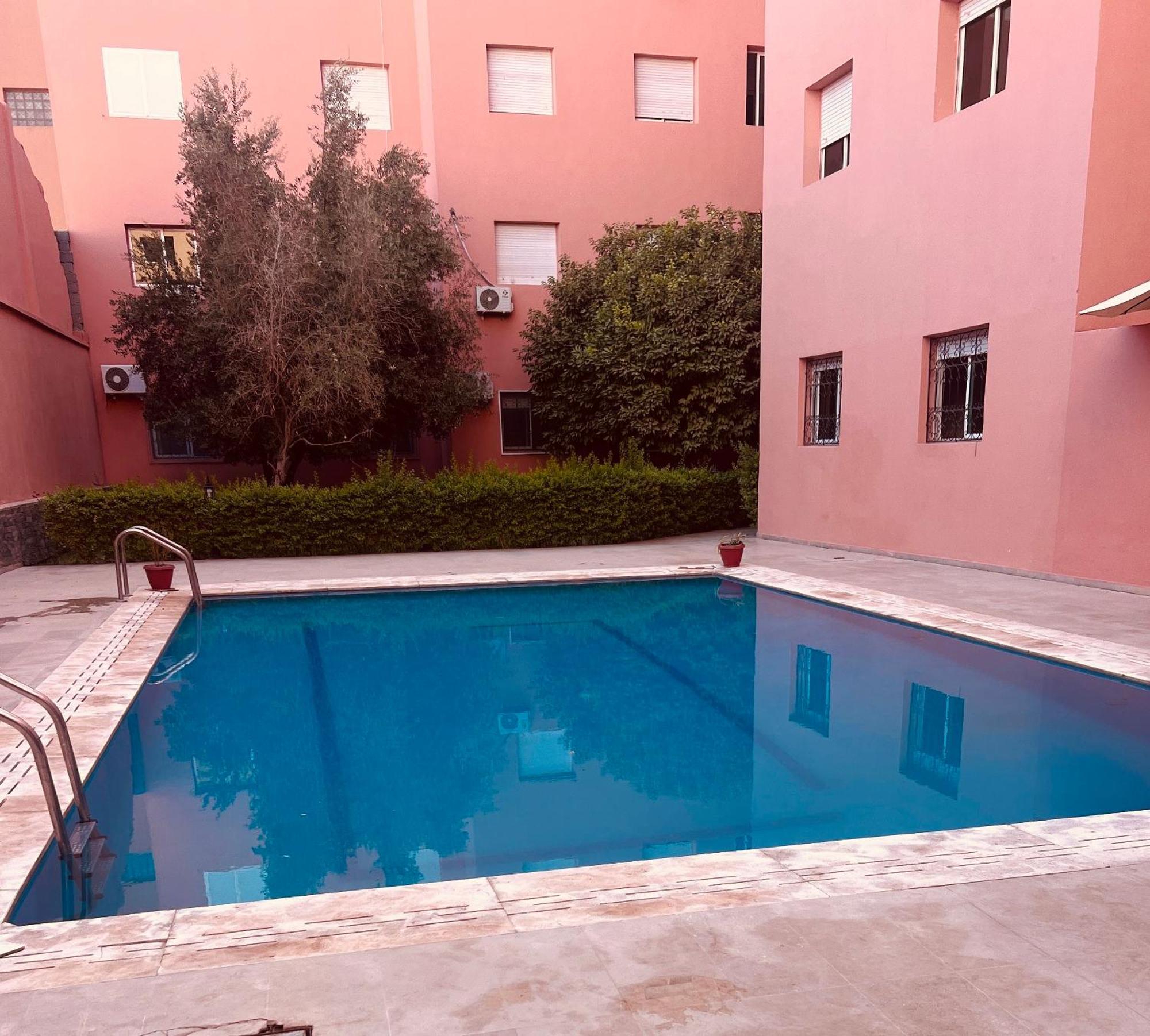 F3 Exceptionnel A Gueliz - A 5 Min De La Gare - Piscine, Wi-fi Et Parking Au Coeur De Marrakech Apartment Marrakesh