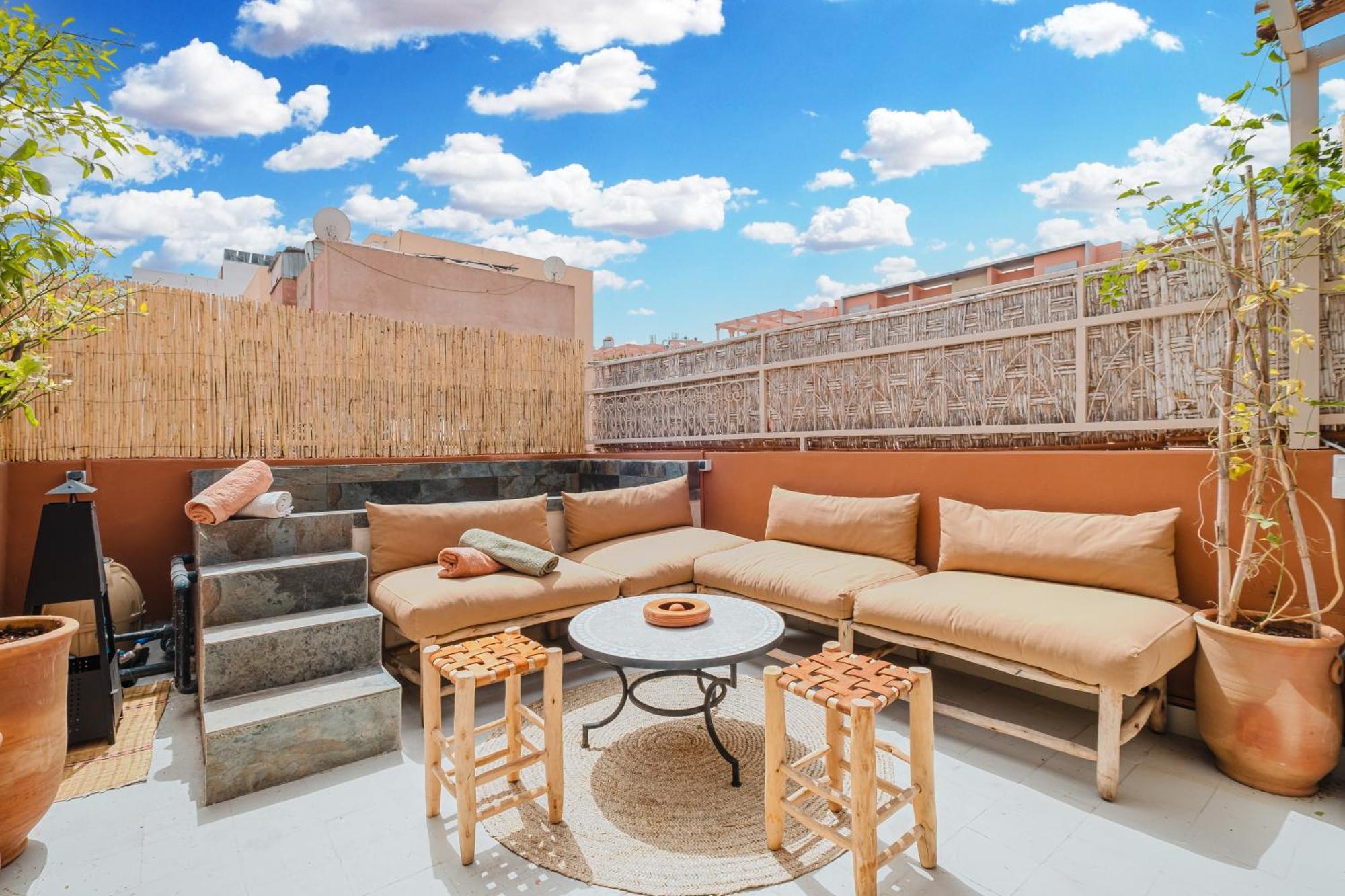 Hébergement de vacances Heart Of Gueliz With Rooftop Pool & Breakfast Included Marrakesh
