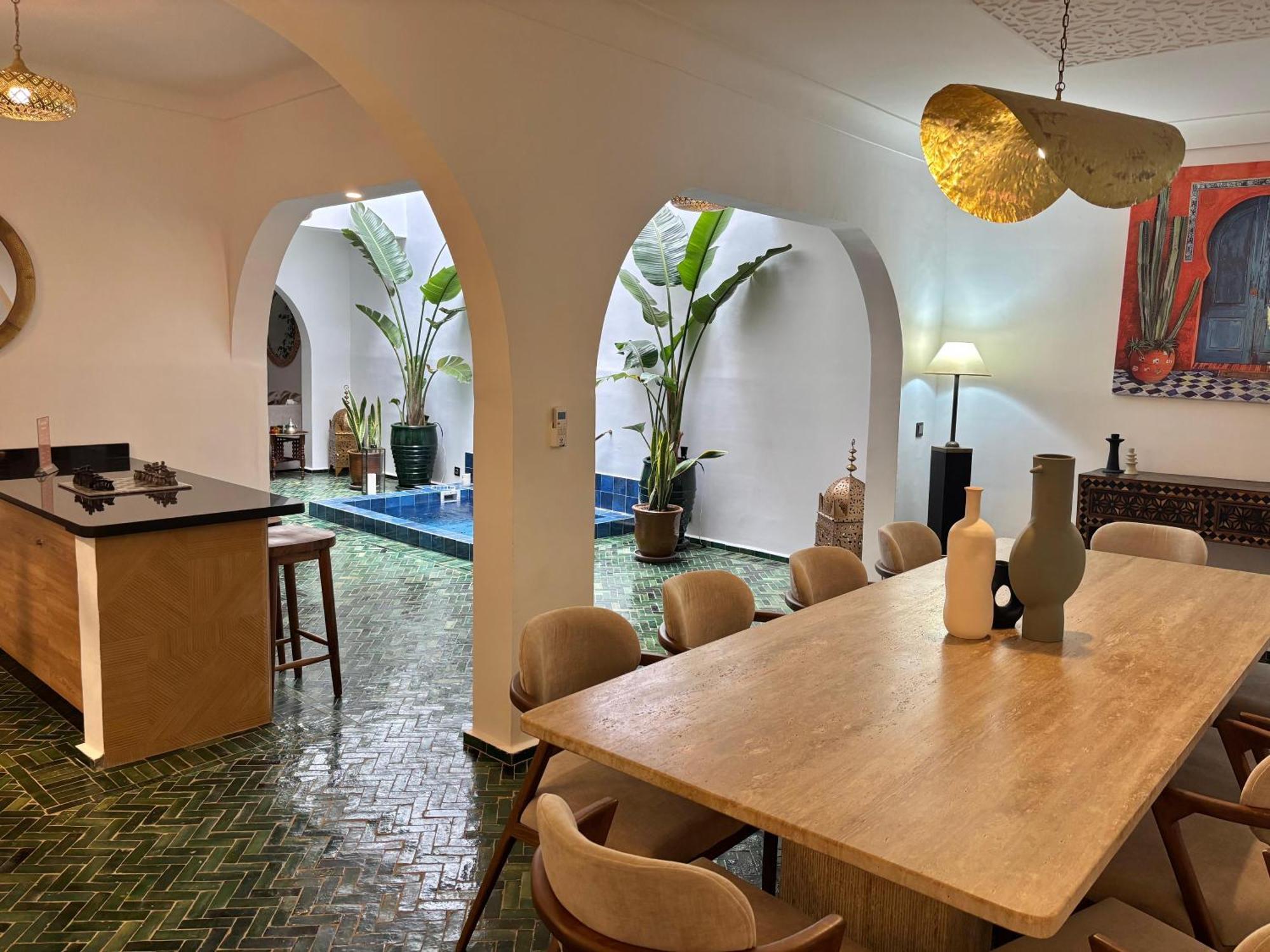 Privatise Jusqu A 10 Personnes Avec 5 Suites, Bassin Et Rooftop A Seulement 15 Minutes A Pied De La Celebre Place Jemaa El Fna * Marrakesh