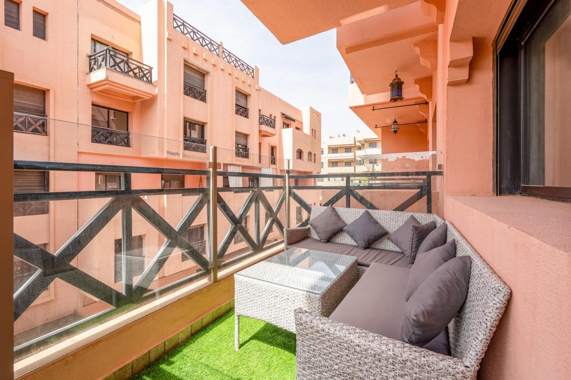 Apartment Chic Familiale A Marrakech, 5 Piscines, Vue Imprenable *