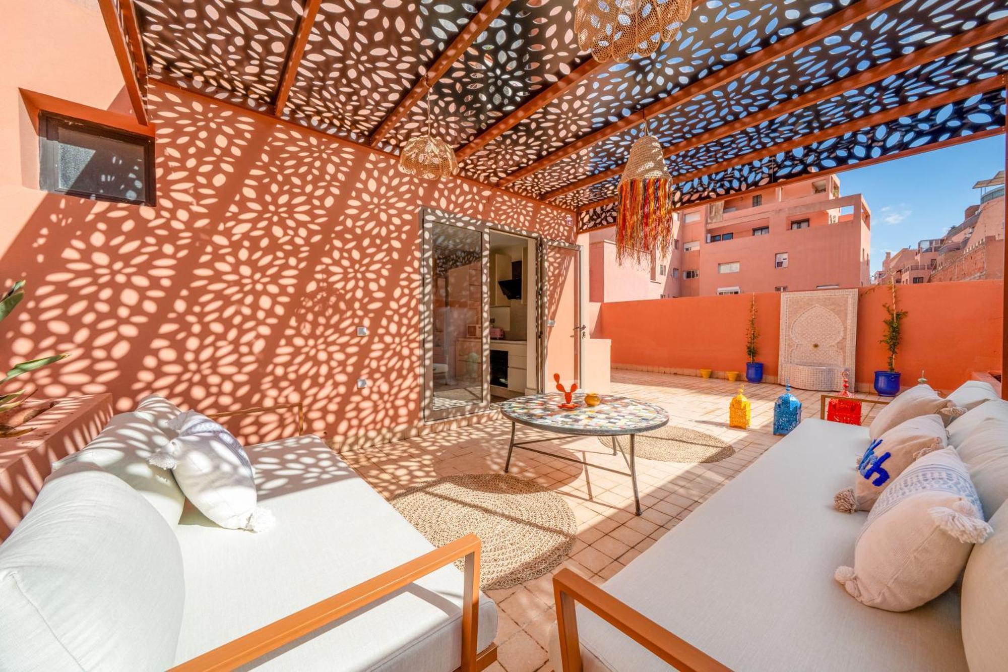 Lux & Comfort Sunny Terrace In Gueliz Apartment