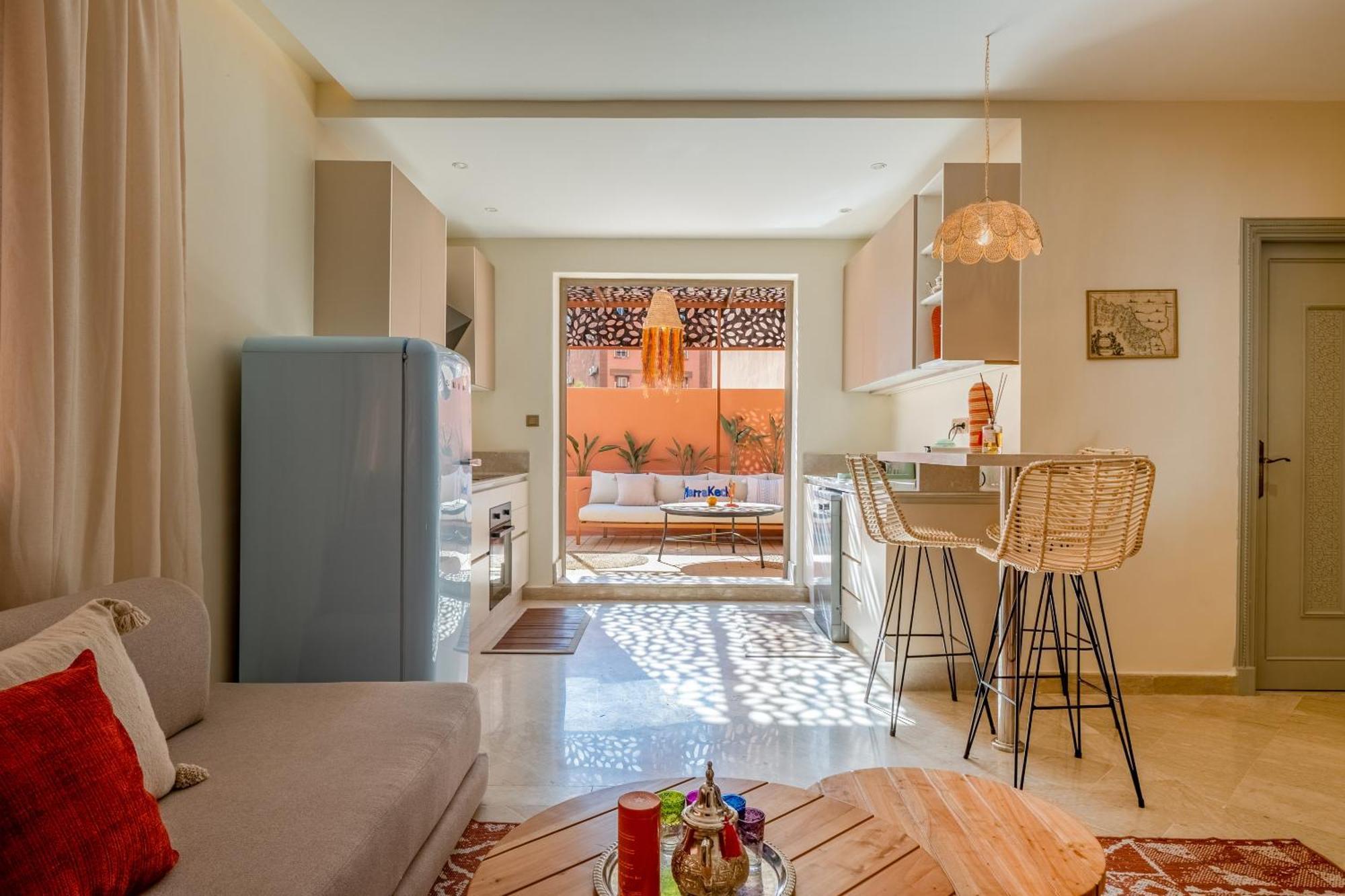 Lux & Comfort Sunny Terrace In Gueliz Appartement Marrakesh